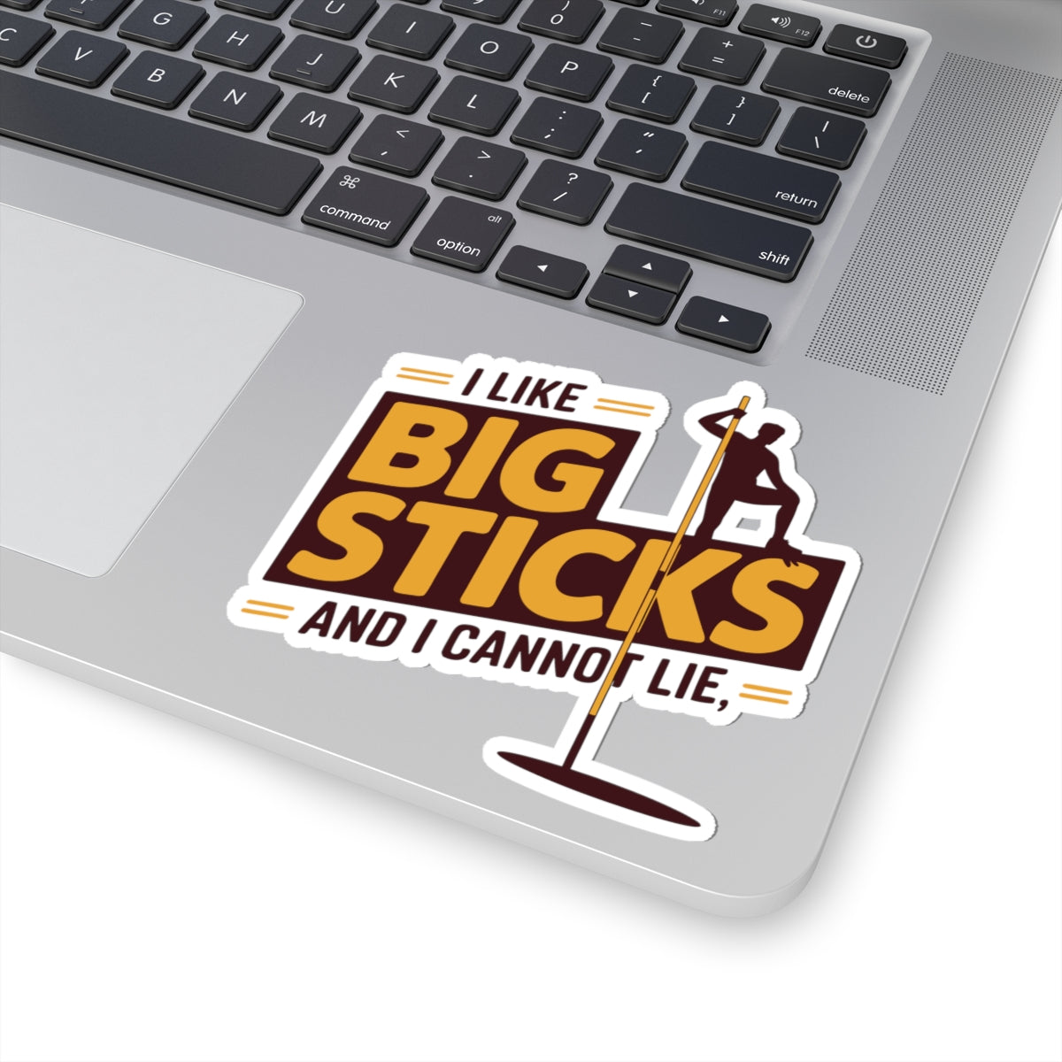 Pole Vault Sticker – Funny Pop Culture Humor Graphic Decal for Track and Field Athletes, Competitive Vaulters & Sport Fans