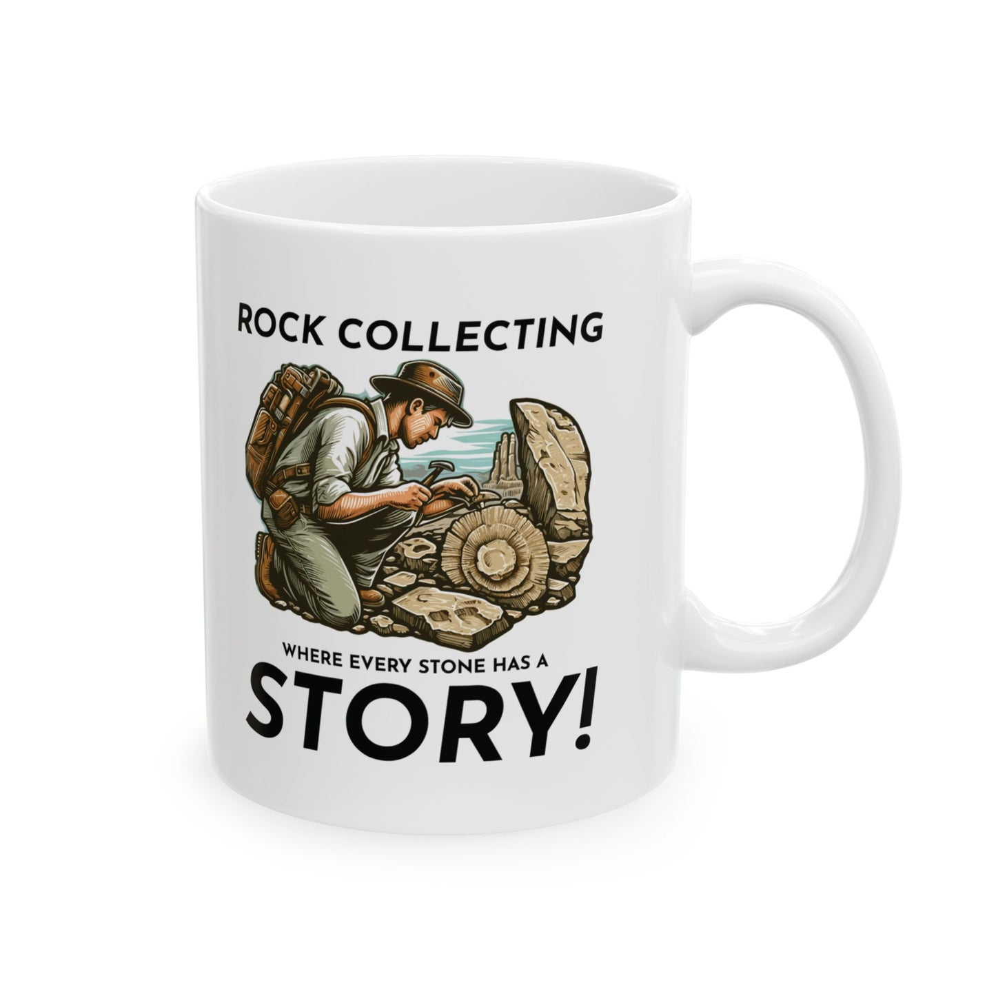 Geologist Mug for Rock Lovers - Stone Stories