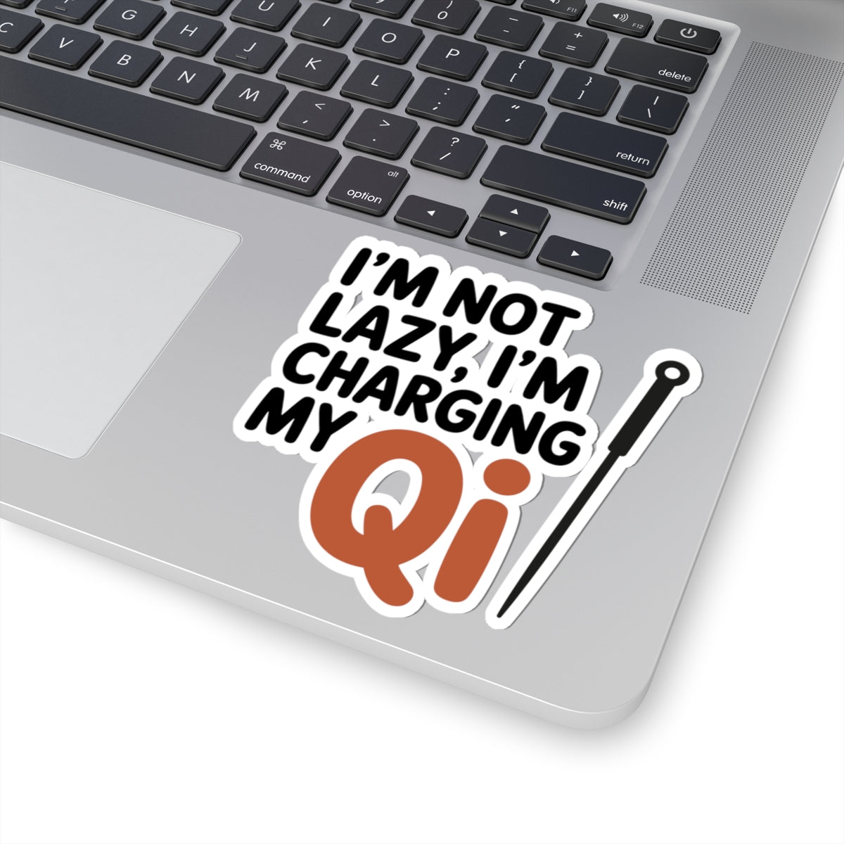 Acupuncture Humor Sticker - Energy Charging Vinyl Decal for Acupuncturists, TCM Practitioners