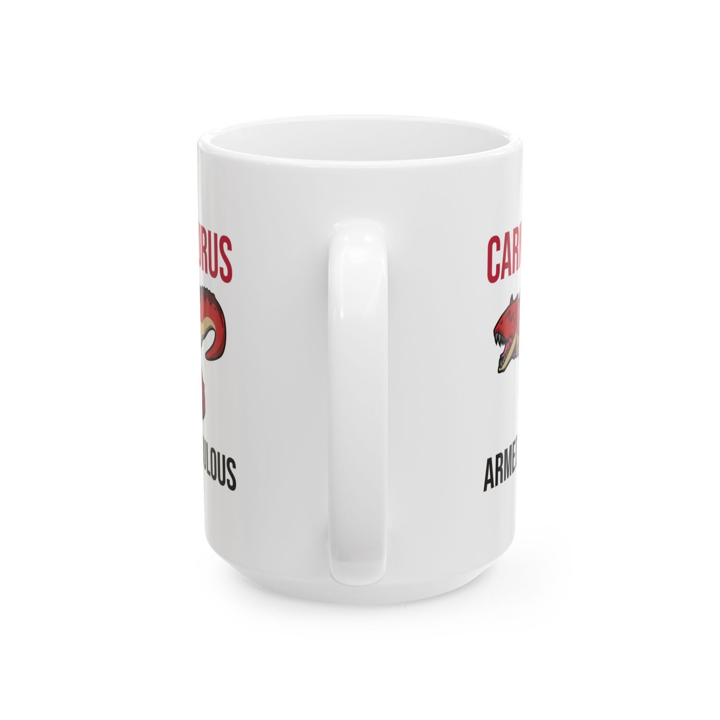 Dinosaur Fossil Mug - Carnotaurus, Horned - Dino Fan Gift