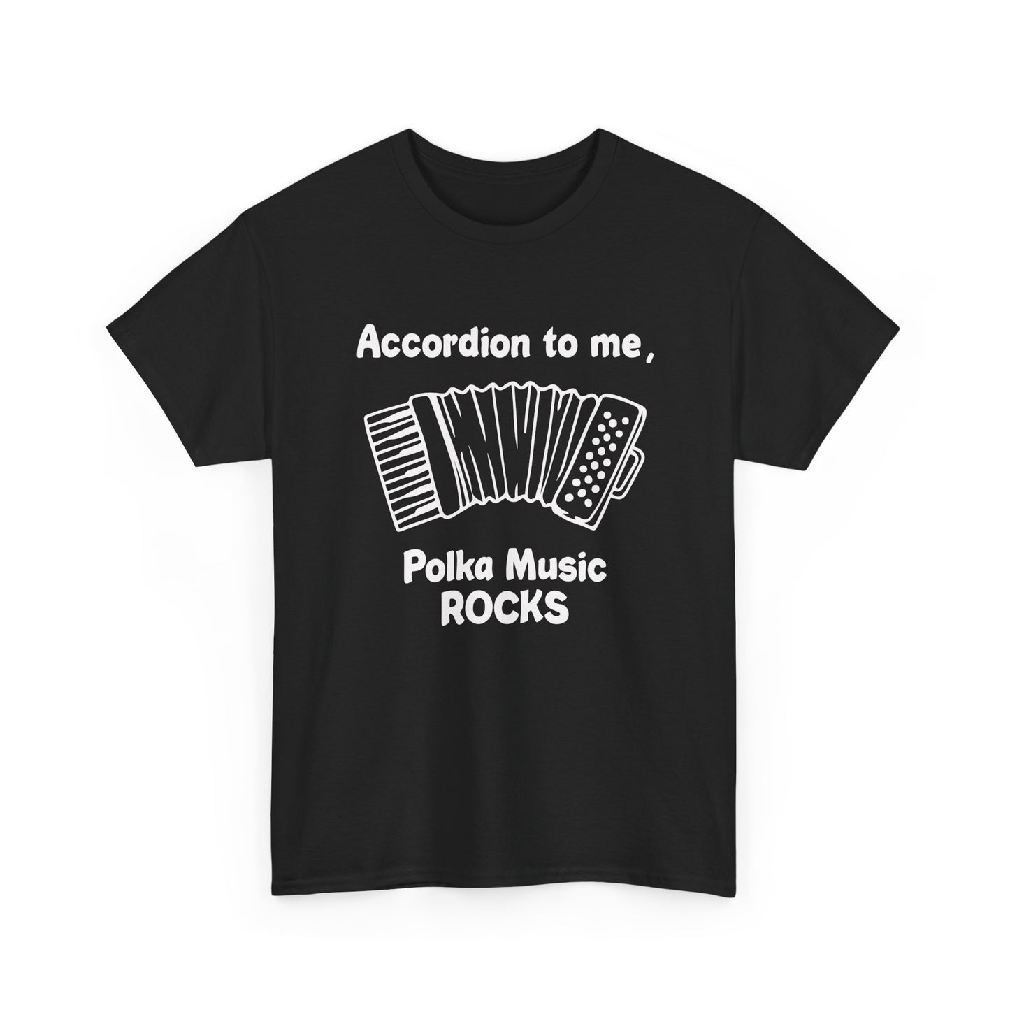 Accordion T-Shirt – Funny Polka Music Pun Graphic for Musicians Instrument Enthusiasts