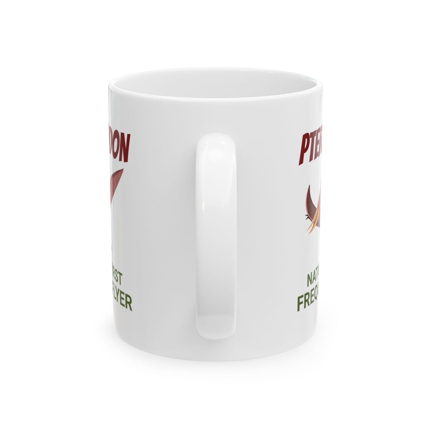 Dinosaur Fossil Mug Pteranodon Flying Reptile for Archaeology Enthusiasts