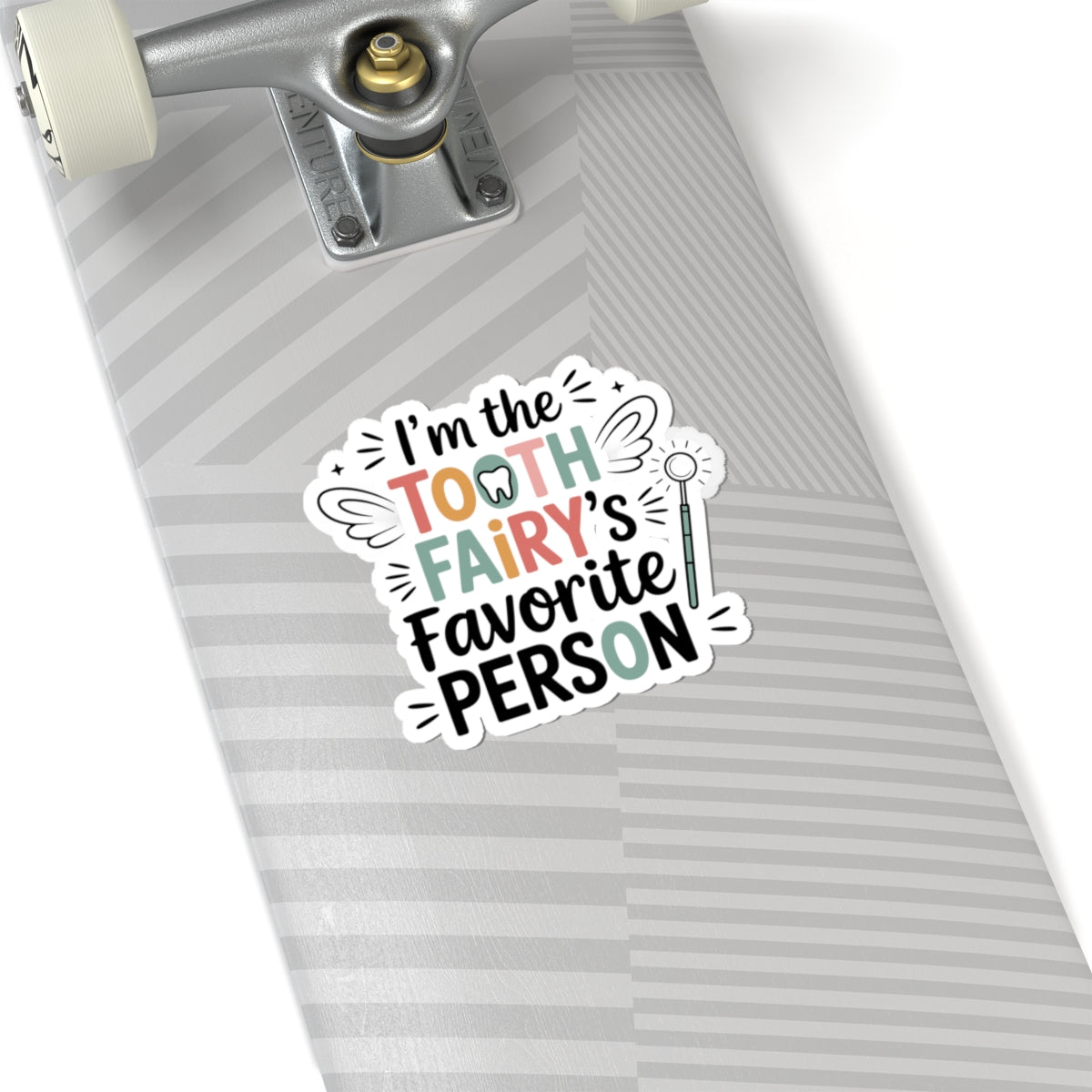 Tooth Fairy's Favorite Sticker - Dental Lab Pride Vinyl Decal for Crown & Prosthetic Technicians