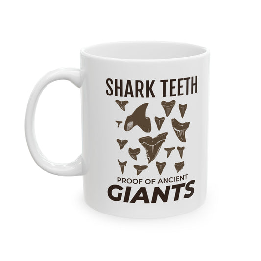 Shark Tooth Collector Mug – Fossil Hunter Gift