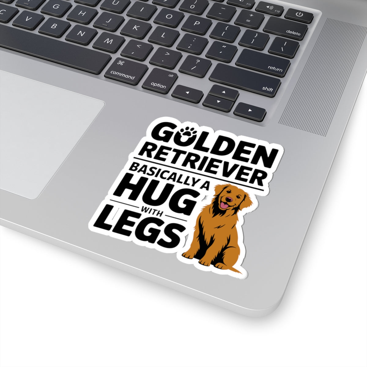 Adorable Golden Retriever Sticker - Cute Dog Lover Vinyl Decal for Pet Owners & Animal Enthusiasts
