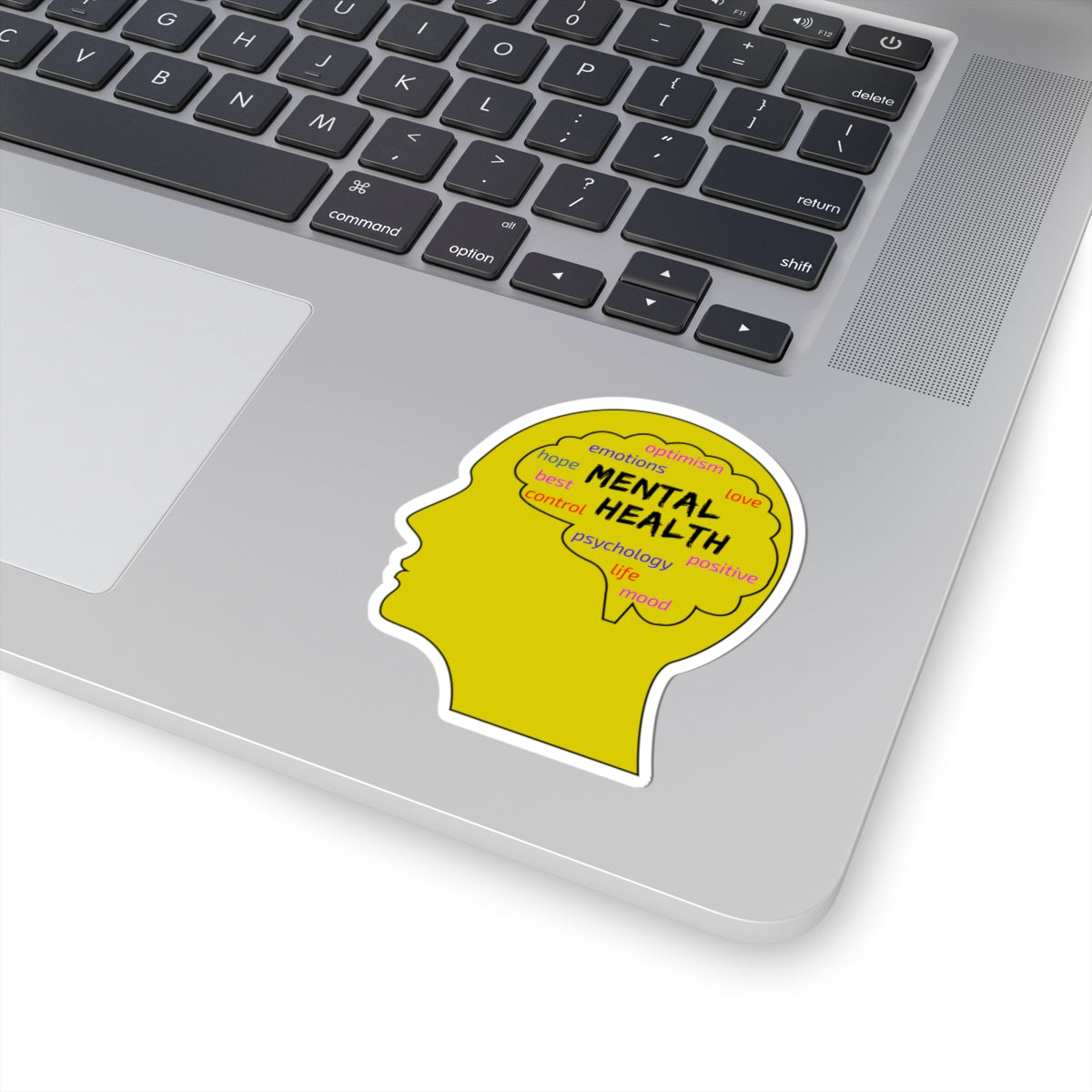 Mental Health Awareness Sticker - Psychology Brain Vinyl Decal for Therapists, Students, and Advocates