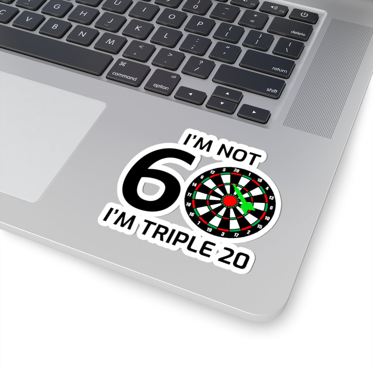 Triple 20 Dart Sticker - Tournament Player Vinyl Decal for Dart League Competitors