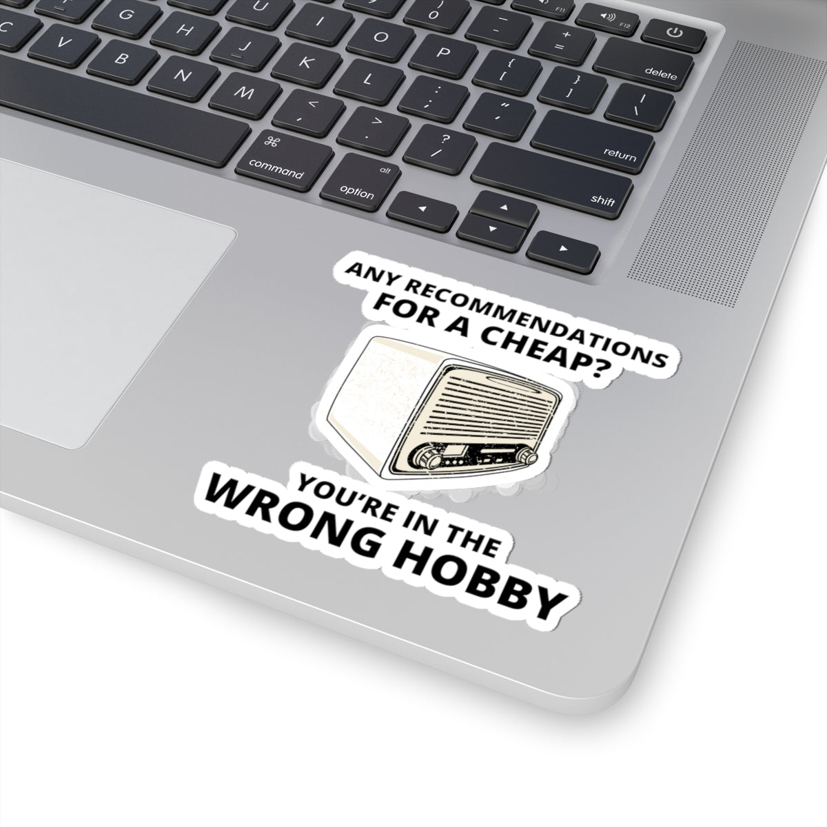 Ham Radio Budget Sticker - Affordable Hobby Vinyl Decal for Amateur Radio Operators & Enthusiasts