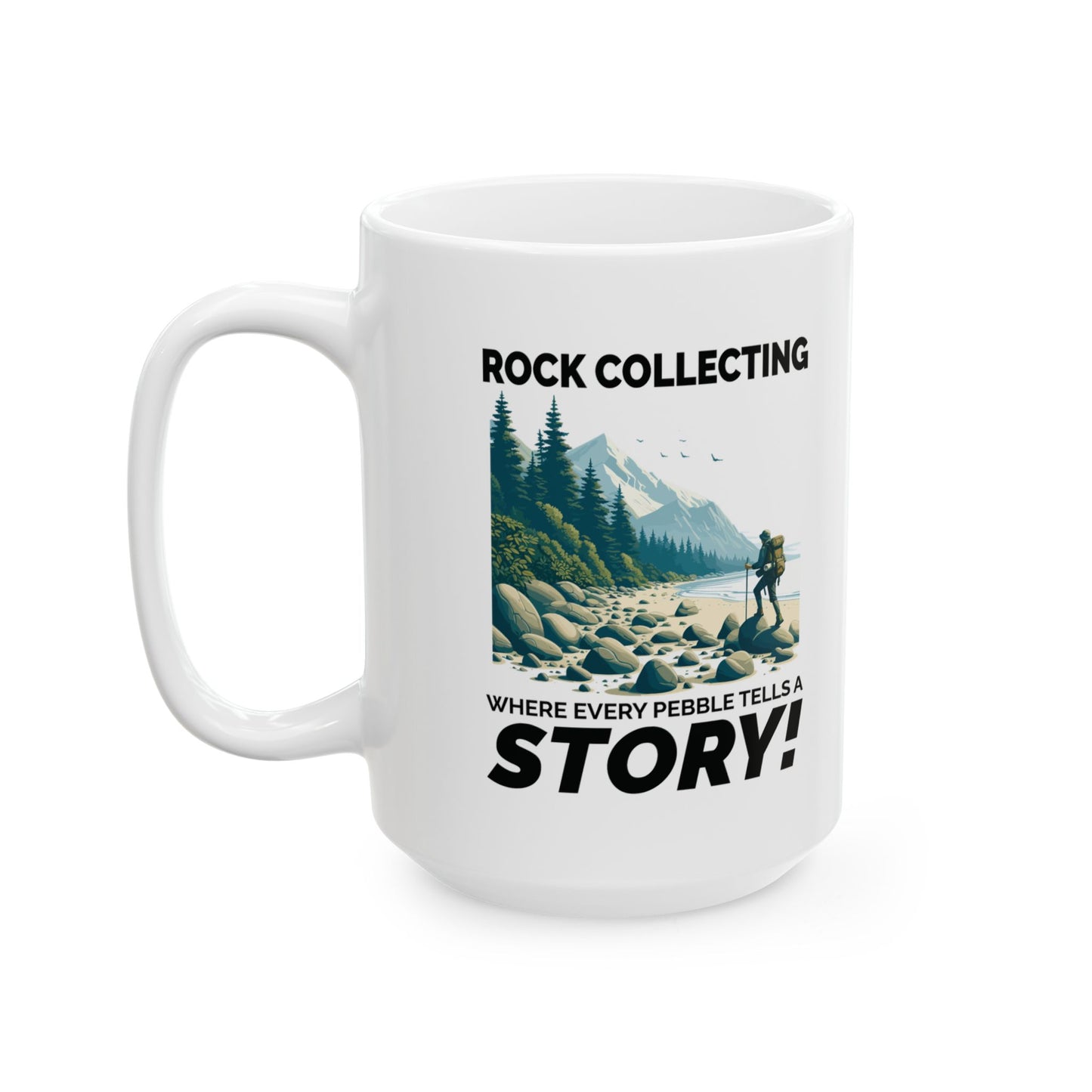 Geologist Mug for Rock Enthusiasts - Pebble Stories