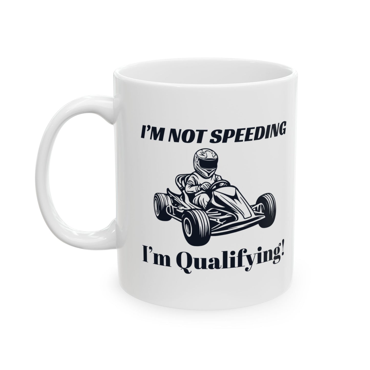 Go Kart Racing Mug – Funny Gift for Racers & Motorsport Fans