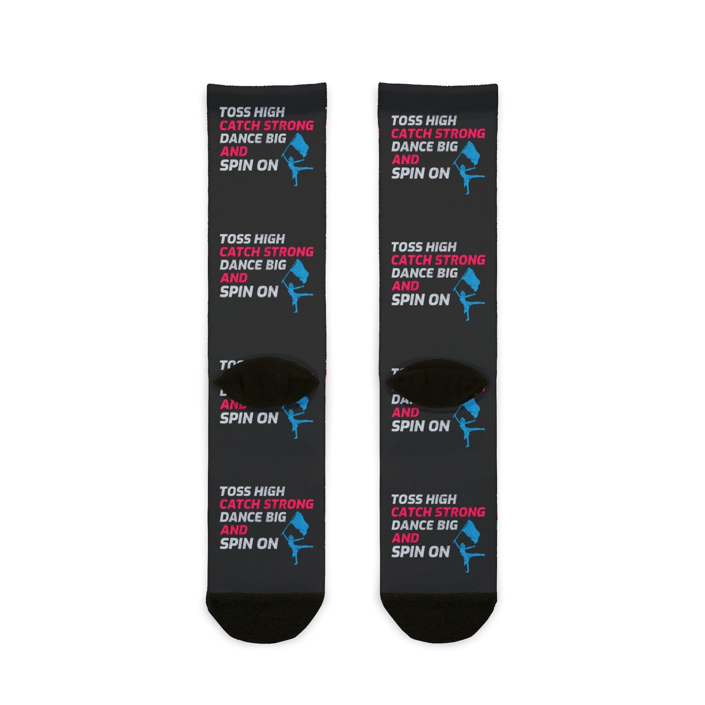 Color Guard Socken – Ideal für Künstler und Marschteams, „Hoch werfen, stark fangen“ 