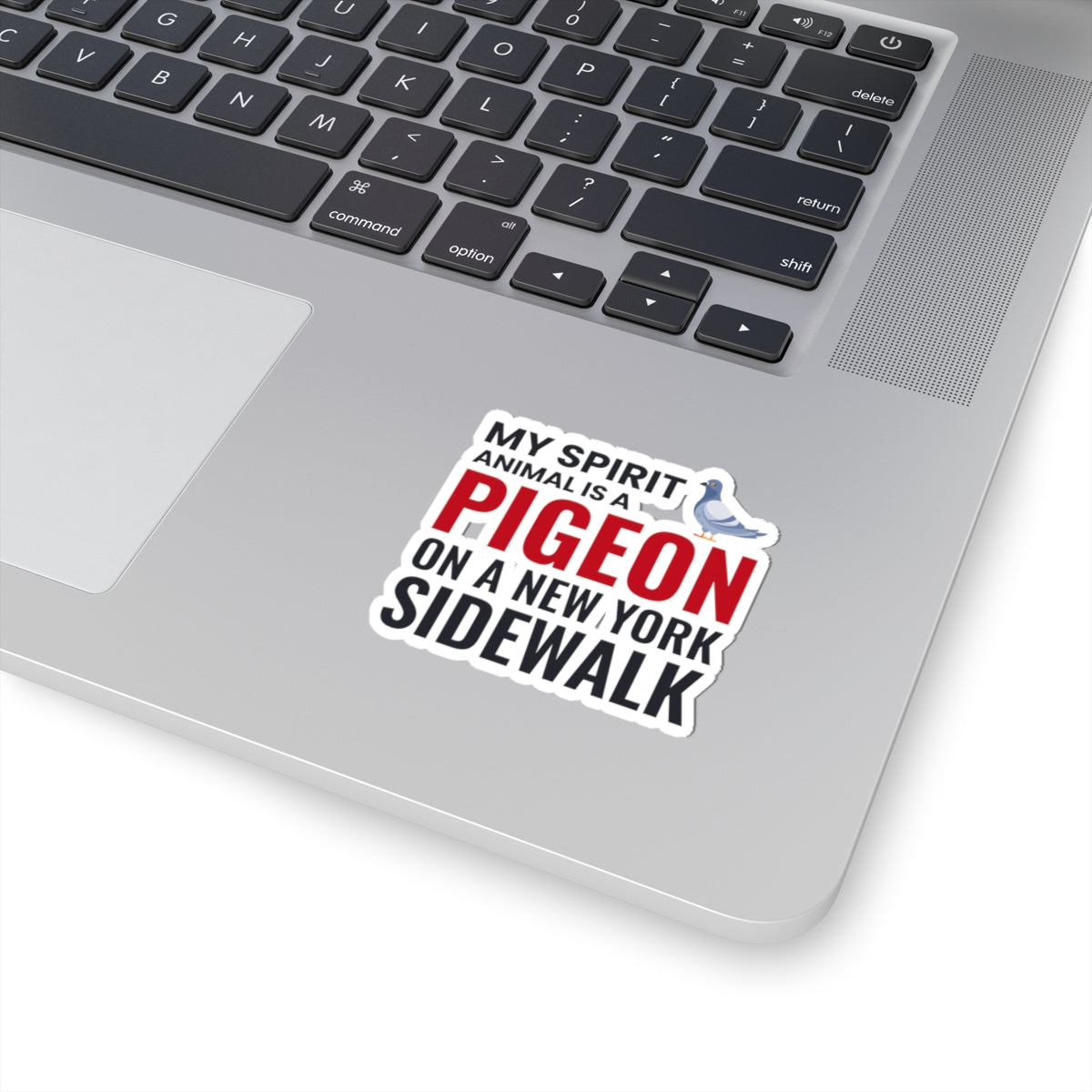 NYC Pigeon Sticker - Urban Spirit Animal Vinyl Decal for City Wildlife Lovers