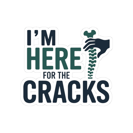 Adjustment Focus Sticker - Chiropractic Care Vinyl Decal for Chiropractors, Doctors of Chiropractic