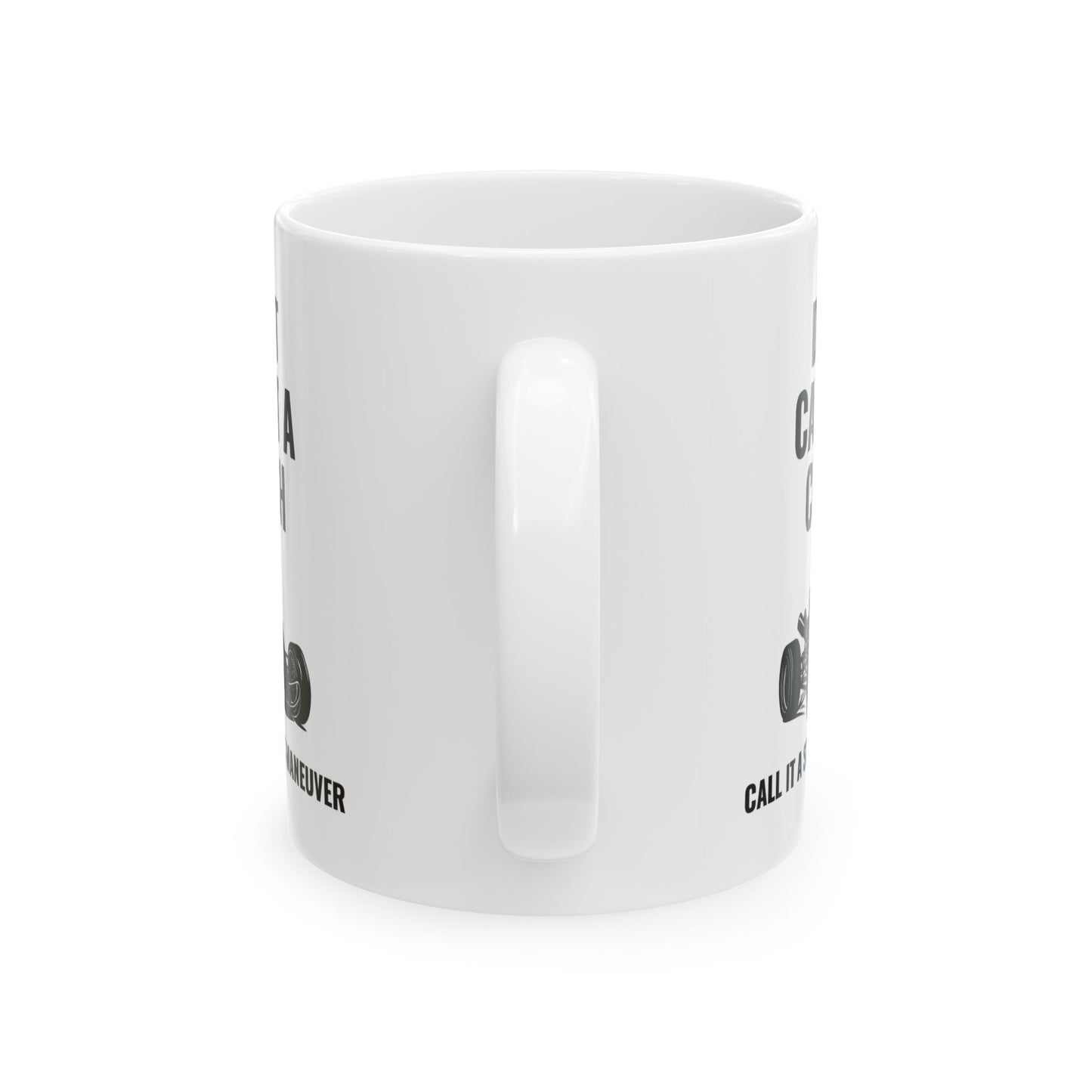 Go Kart Racing Mug Funny Crash Joke – Strategic Maneuver Racer Gift