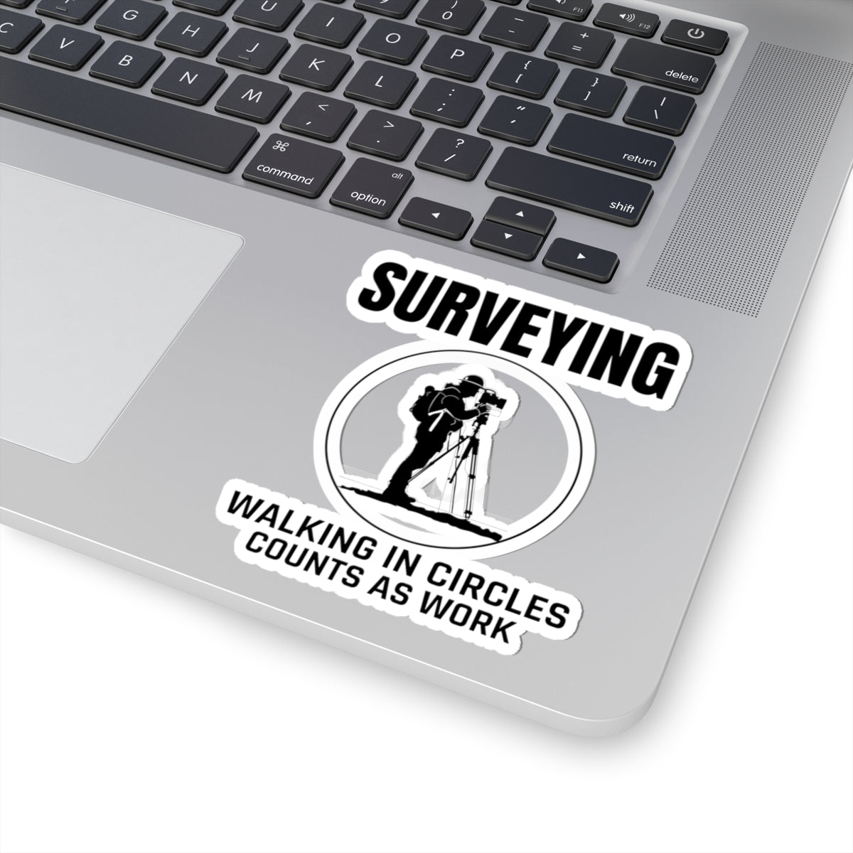 Surveyor's Workflow Sticker - Circular Logic Vinyl Decal for Field Crews