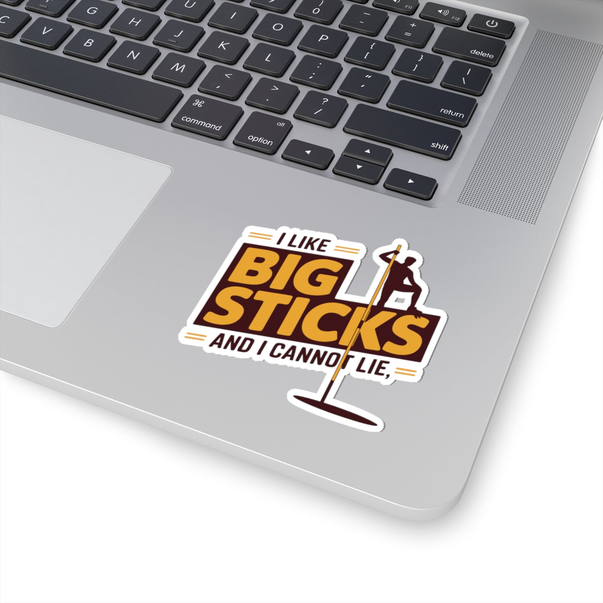 Pole Vault Sticker – Funny Pop Culture Humor Graphic Decal for Track and Field Athletes, Competitive Vaulters & Sport Fans
