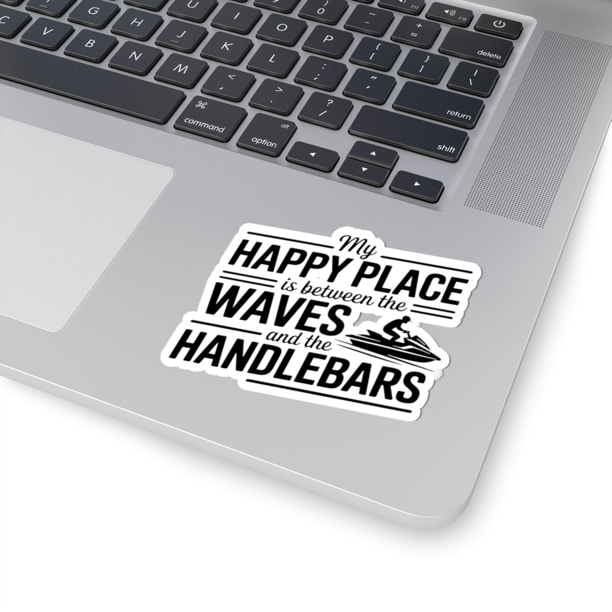Inspirational Jet Ski Sticker - Ride the Waves Vinyl Decal for PWC Enthusiasts & Water Lovers