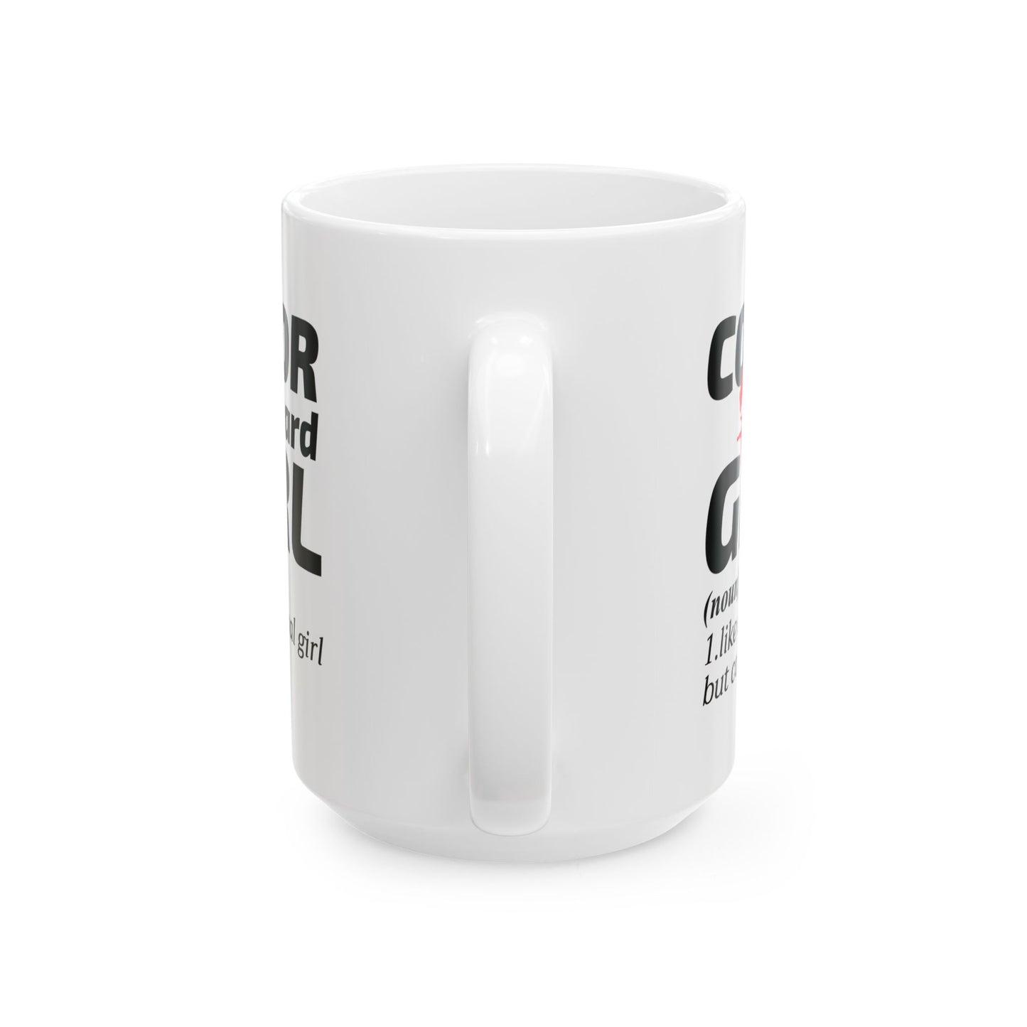 Color Guard Girl Mug | Flag Team Dance Performance Marching Band Gift