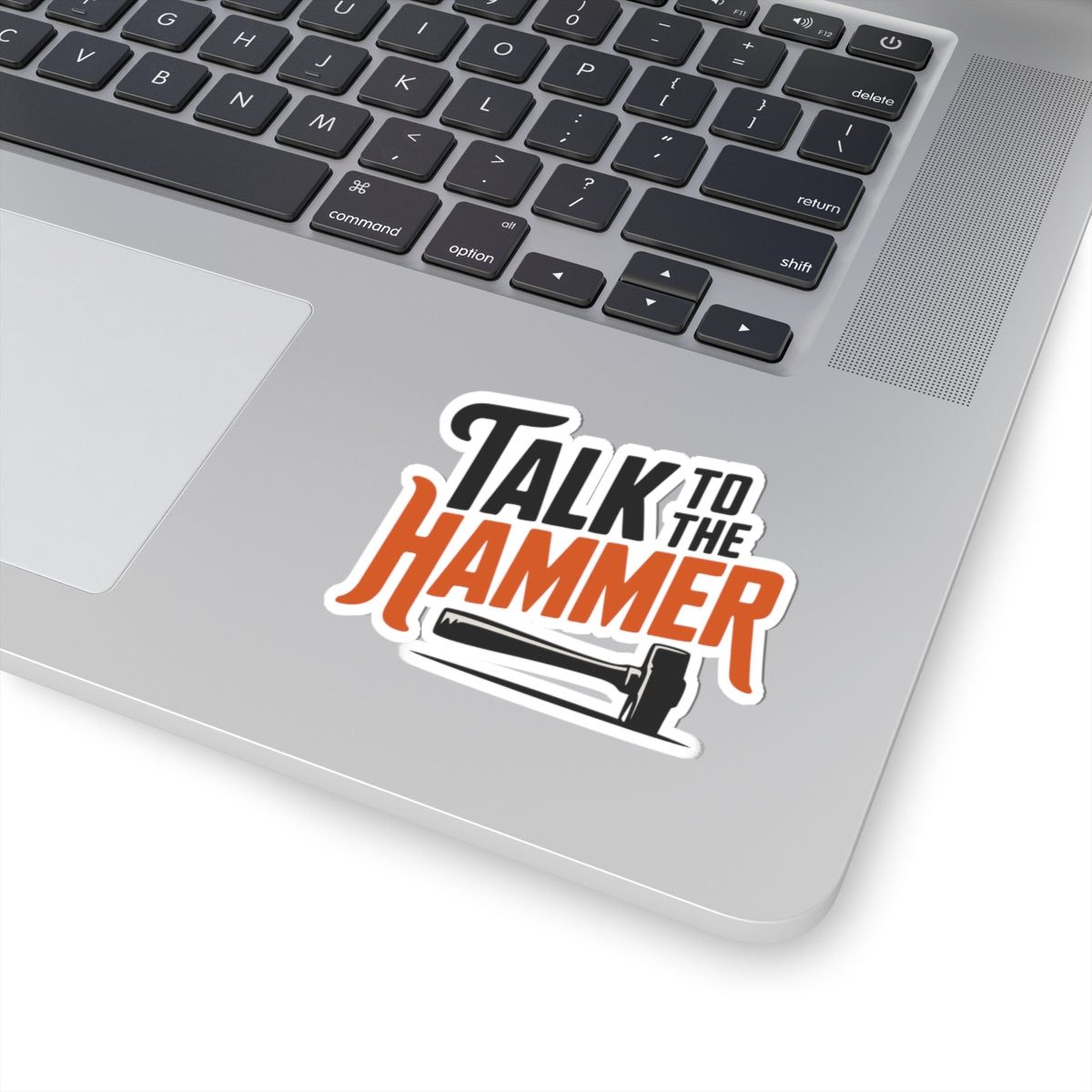 Blacksmith Hammer Sticker – Funny Forging Quote Decal for Metalworkers Bladesmiths