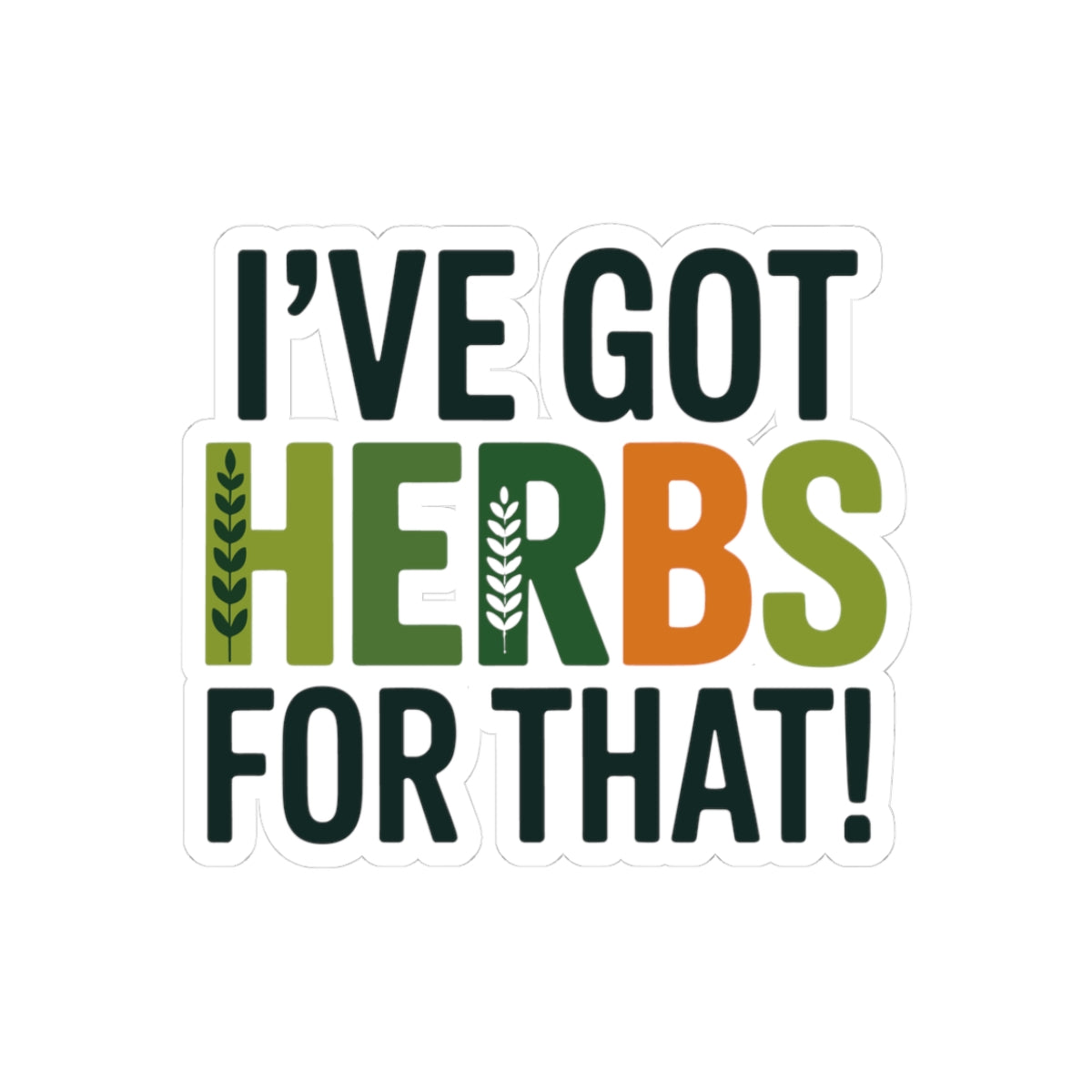 Naturopath Solution Sticker - Herbal Answer Ready Vinyl Decal for Naturopaths, Plant Remedy Experts