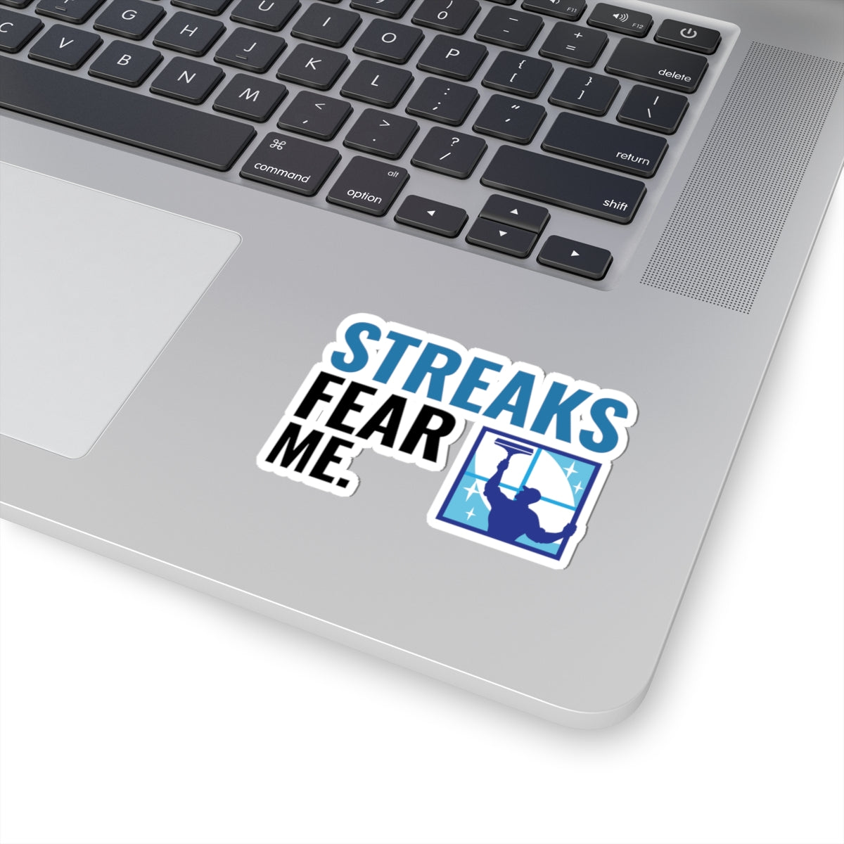 Window Cleaner Sticker - Streaks Fear Me Vinyl Decal for Professionals & Crews