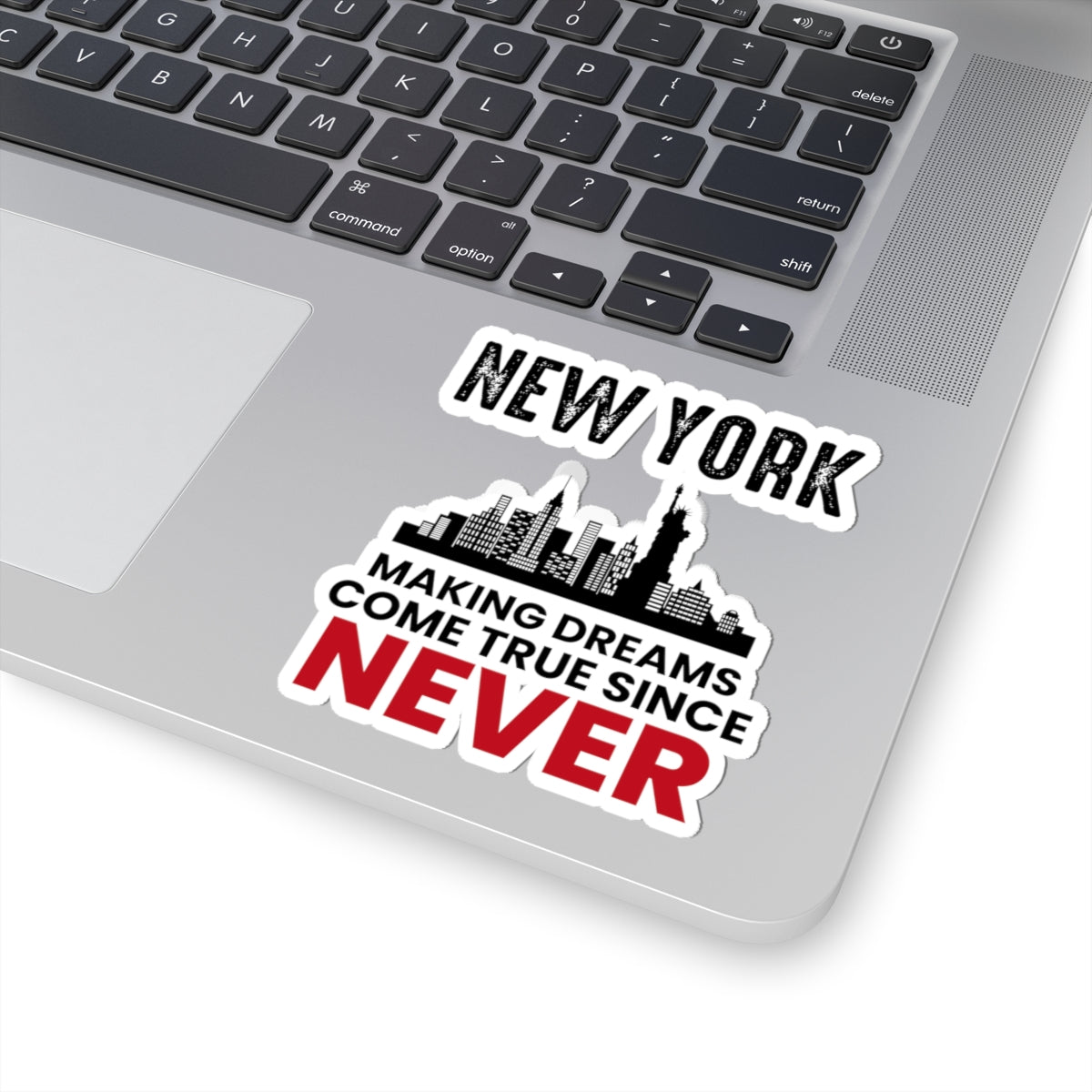 NYC Reality Check Sticker - Brutally Honest City Sarcasm Vinyl Decal for Urban Survivors