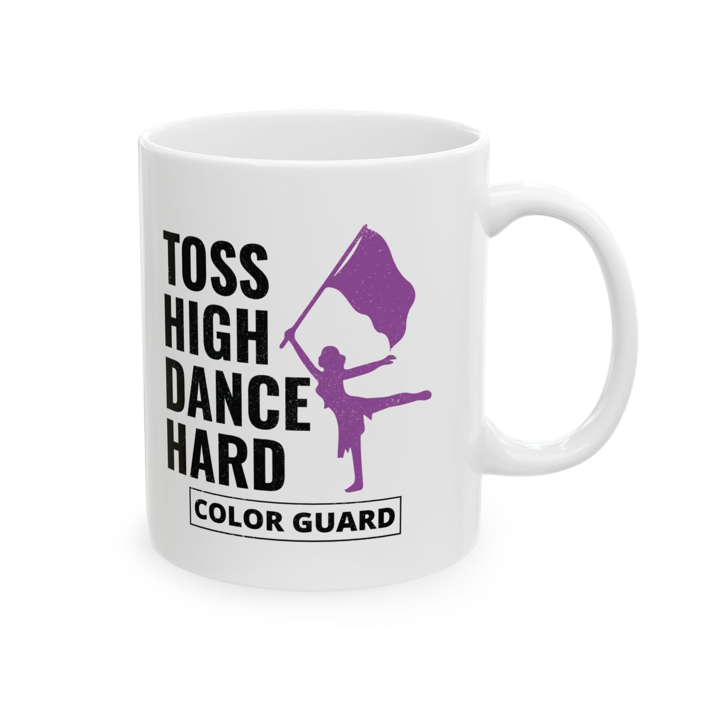 Color Guard Mug - Toss Dance Design for Performers & Enthusiasts