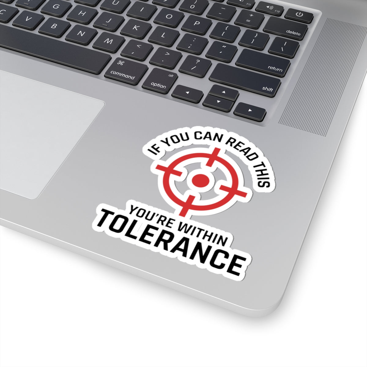 Precision Pro Sticker - Surveyor's Tolerance Vinyl Decal for Field Crews