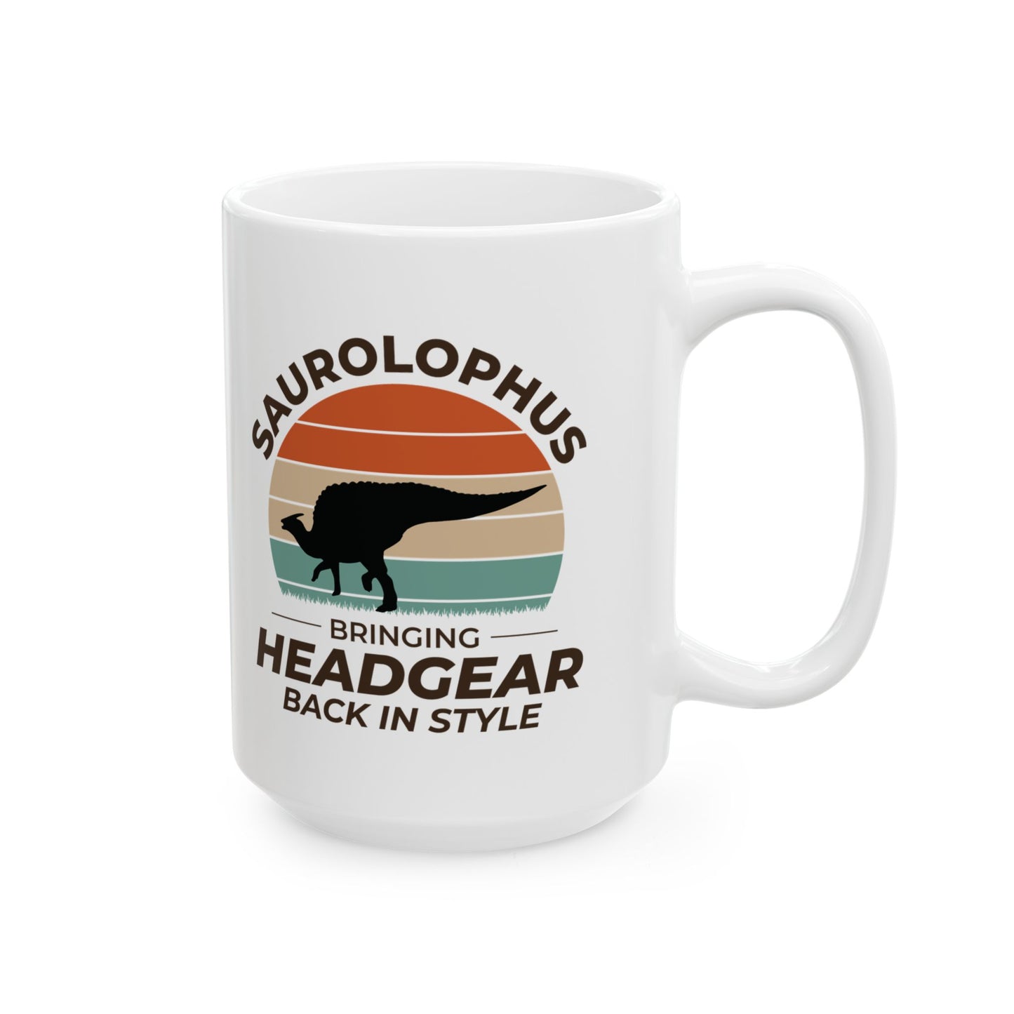 Dinosaur Fossil Mug - Saurolophus, Crested - Dino Collector