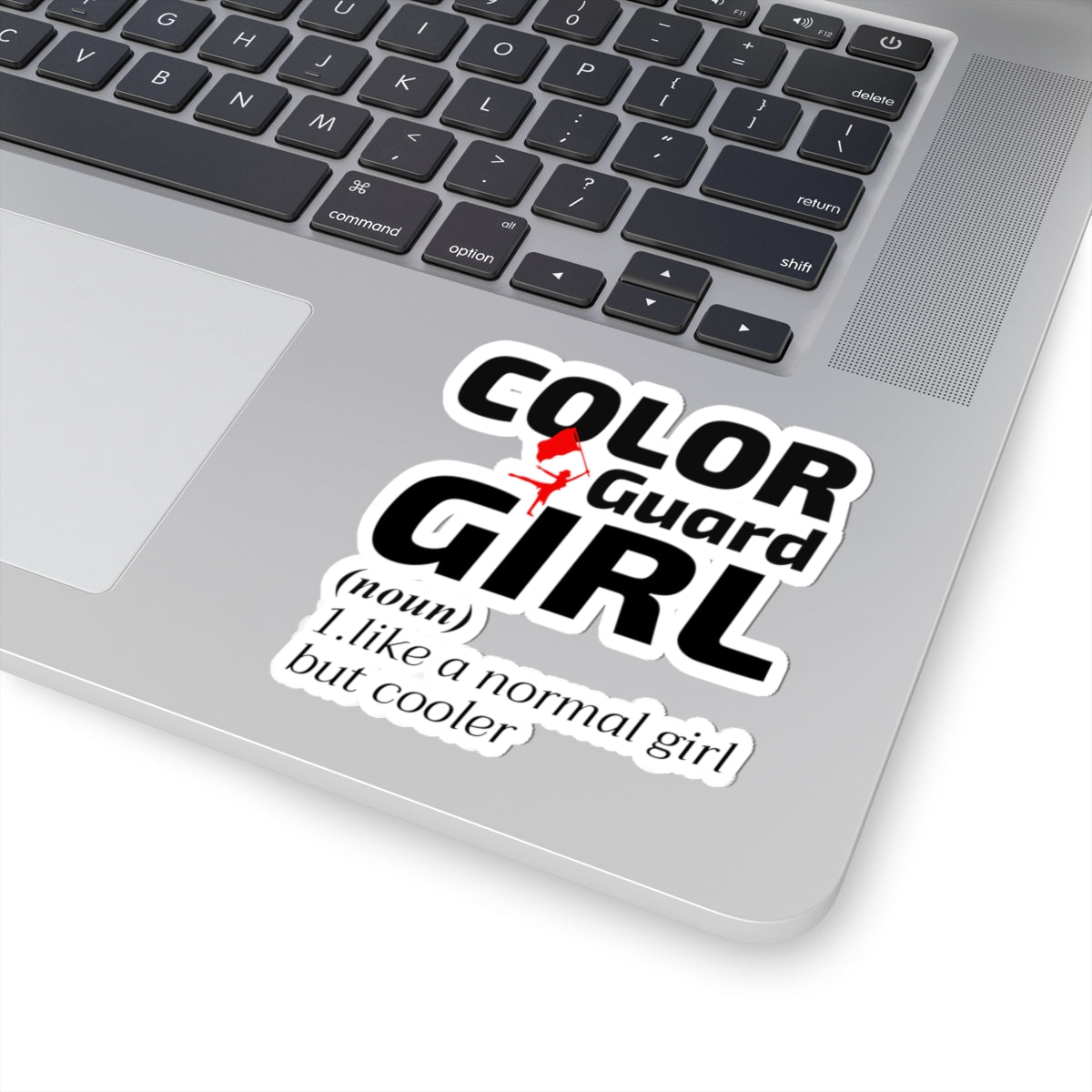 Color Guard Sticker Vinyl – Unique Design for Enthusiastic Color Guard Fans