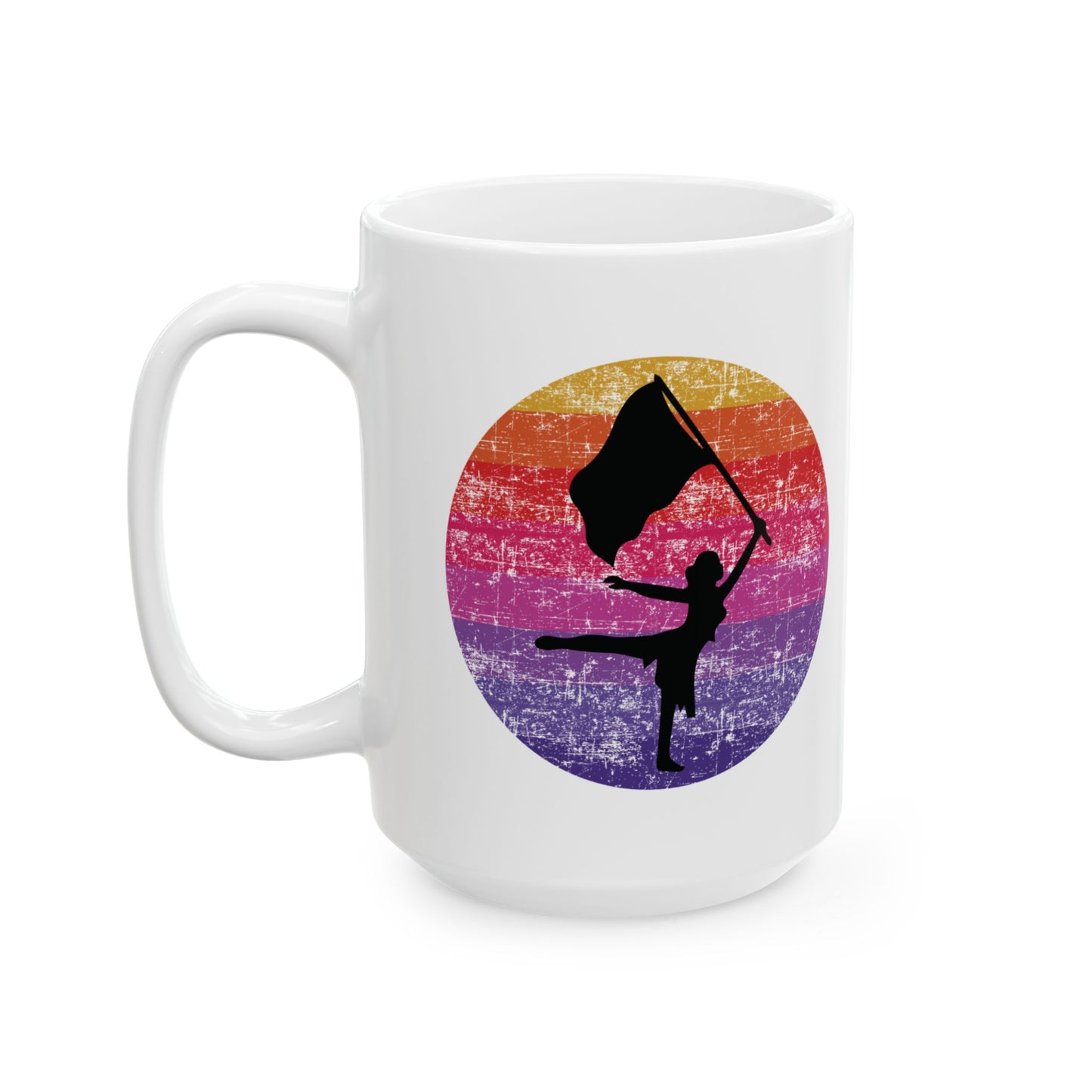 Color Guard Mug - Spin Toss Dance Perform Design for Enthusiasts