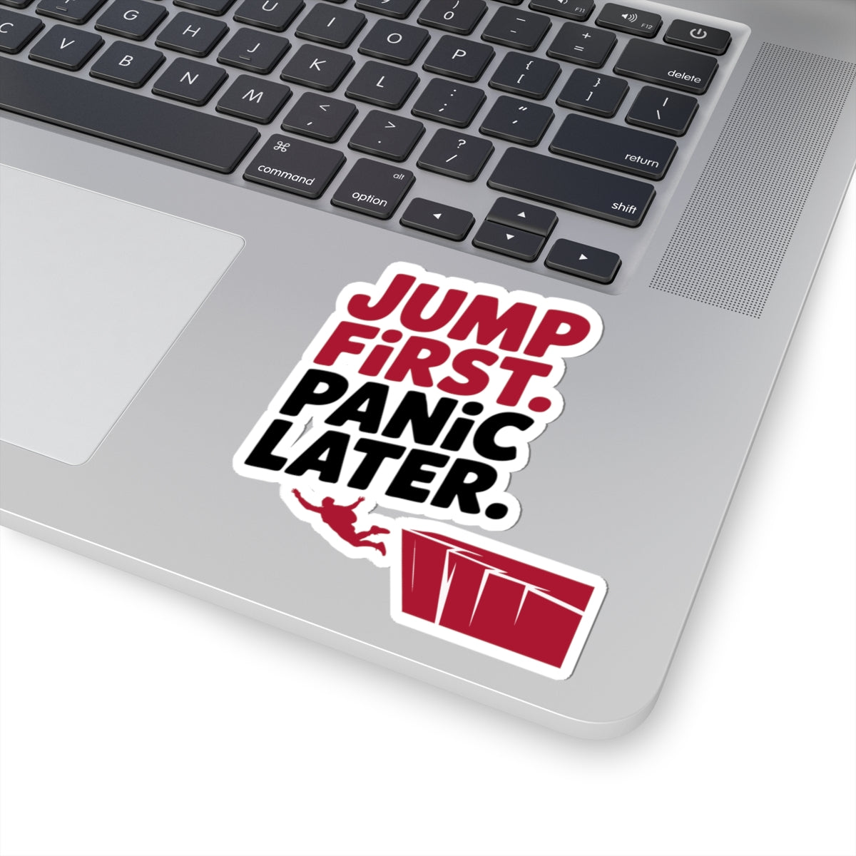 BASE Jumping Sticker – Funny Cliff Jump Decal for Extreme Sports Lovers Adrenaline Junkies
