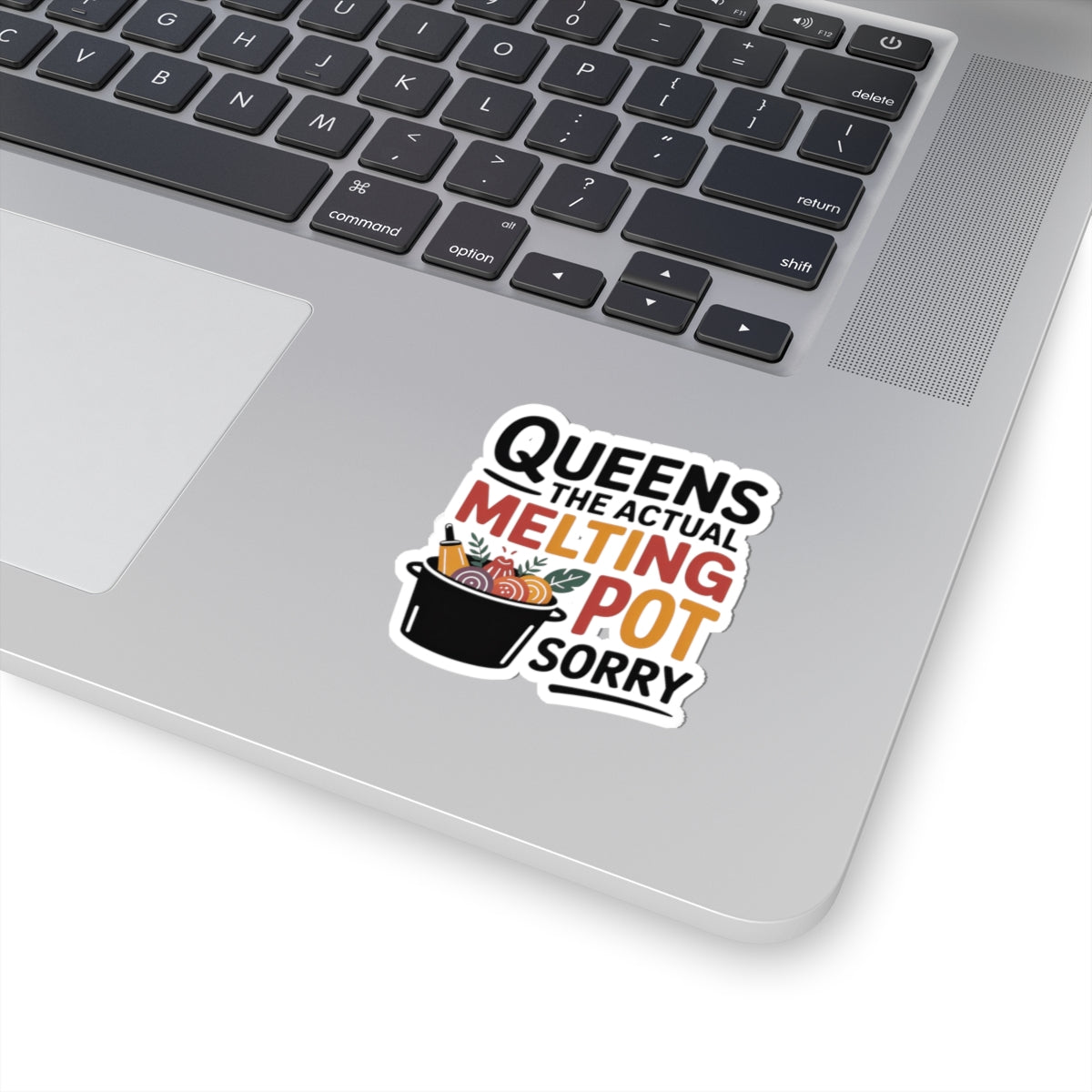 Queens Pride Sticker - True Melting Pot Vinyl Decal for Authentic New Yorkers