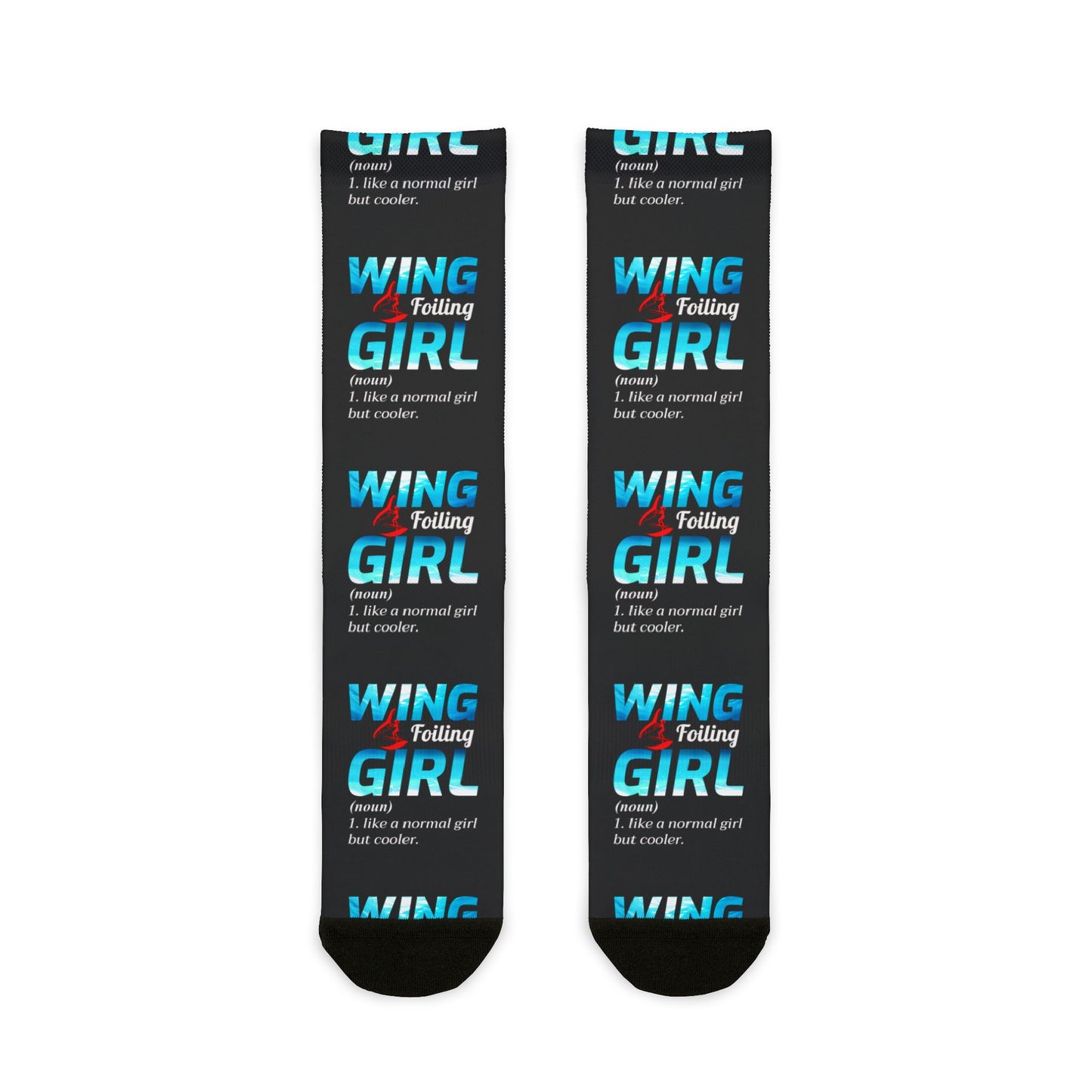 Wing Foiling Socks - Fun and Stylish Gift for Girls Who Love Foiling