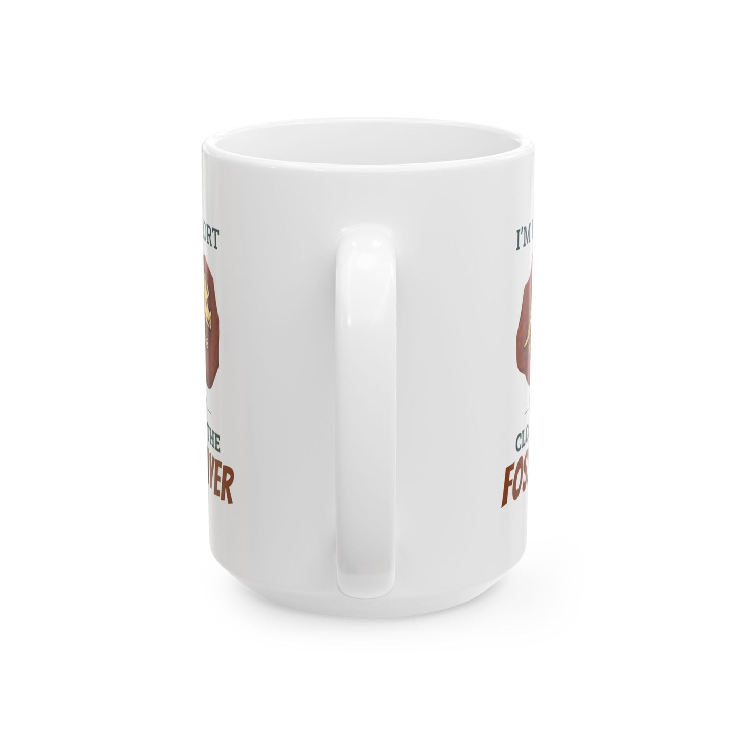 Dinosaur Fossil Mug - Closer to the Fossil Layer Design