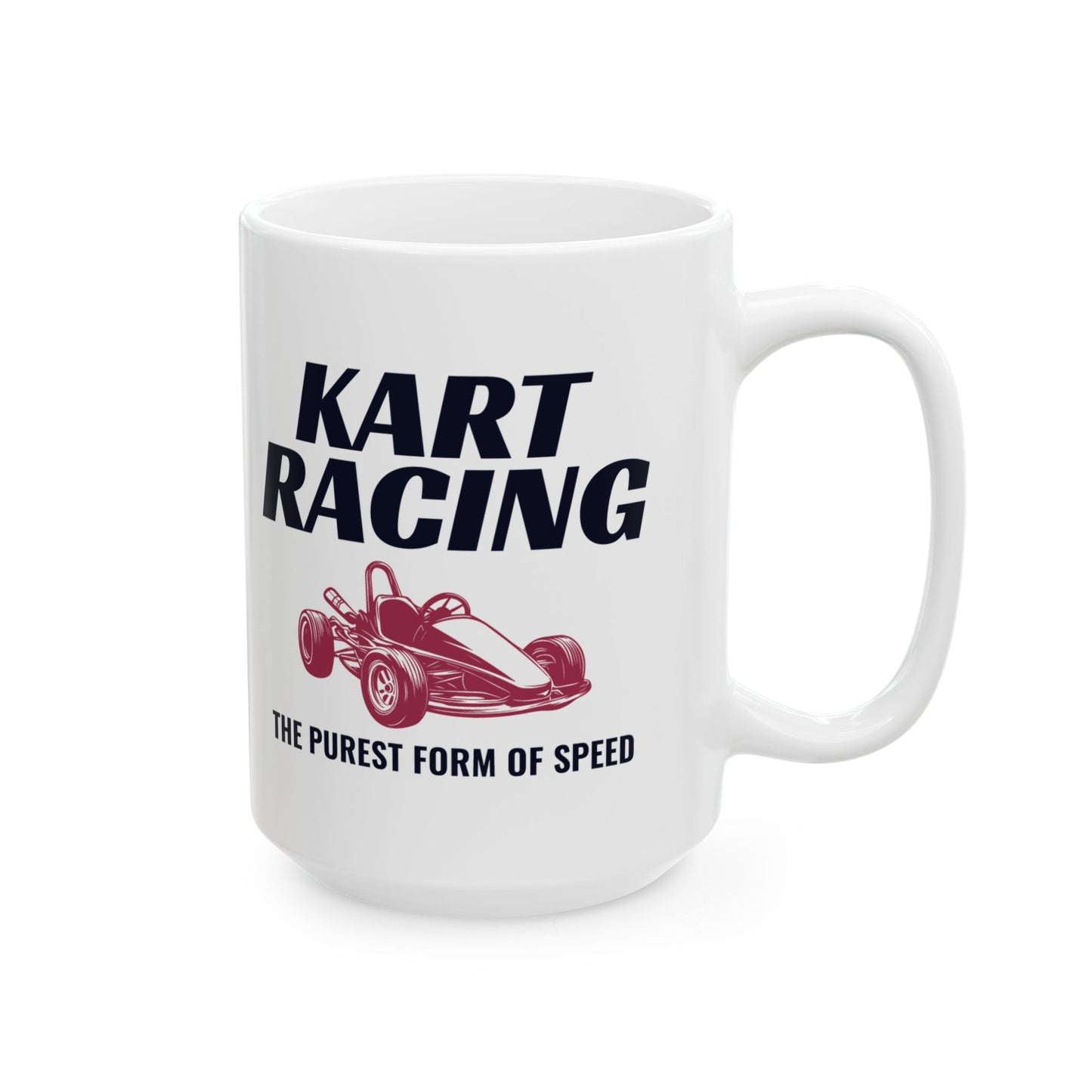 Go Kart Racing Mug - Pure Speed Design for Enthusiasts