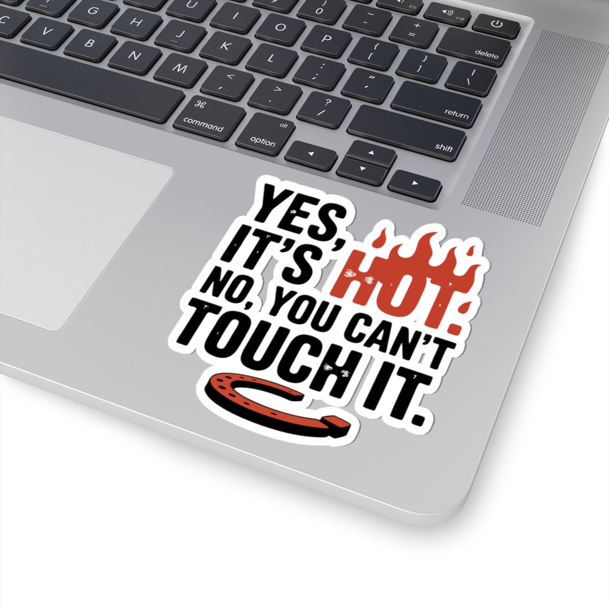 Farrier Horseshoe Sticker – Funny Hot Forge Humor Decal for Blacksmiths Metalworkers