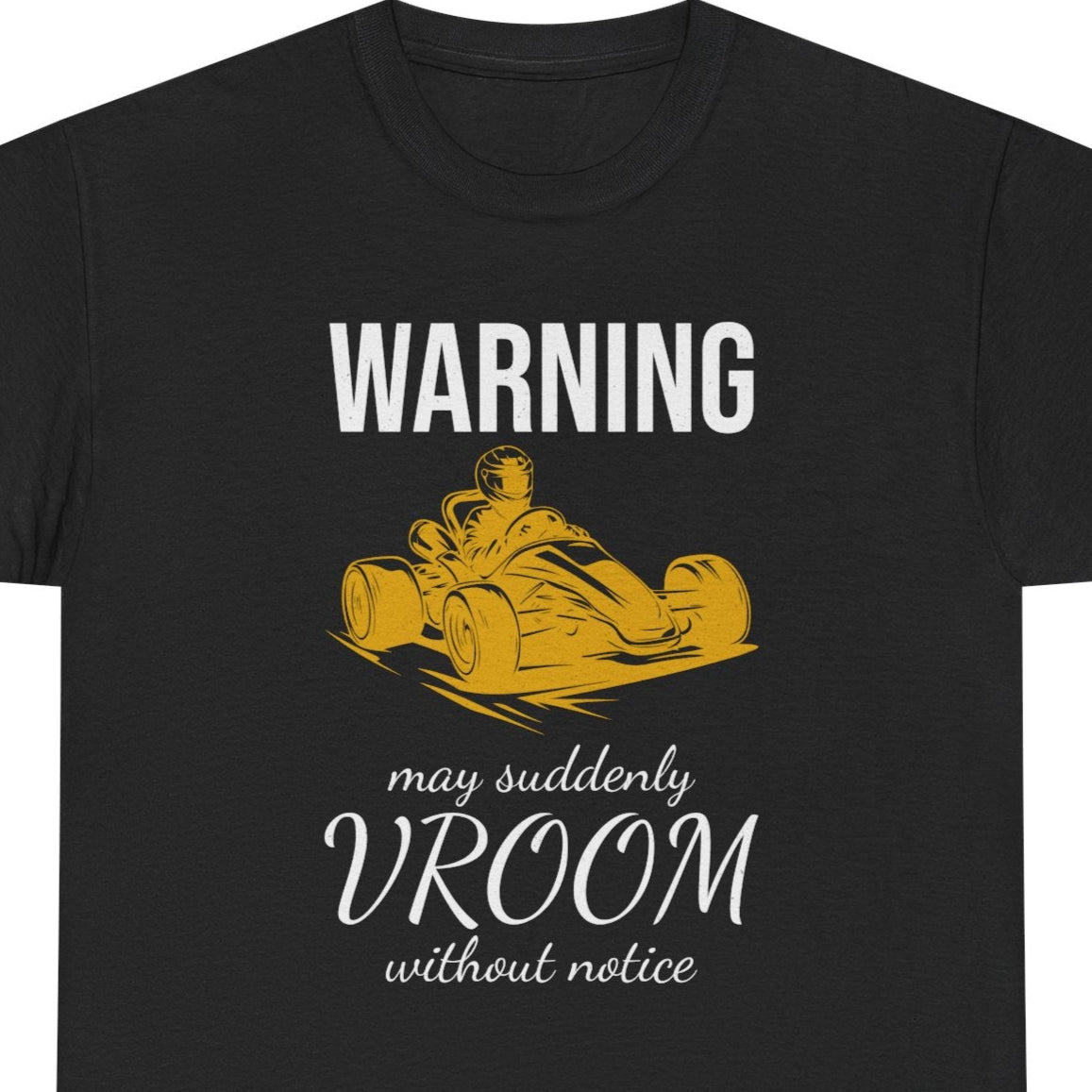 Go Kart Racing T-Shirt - High Speed Karting Shirt for Competitive Drivers & Racing Fans