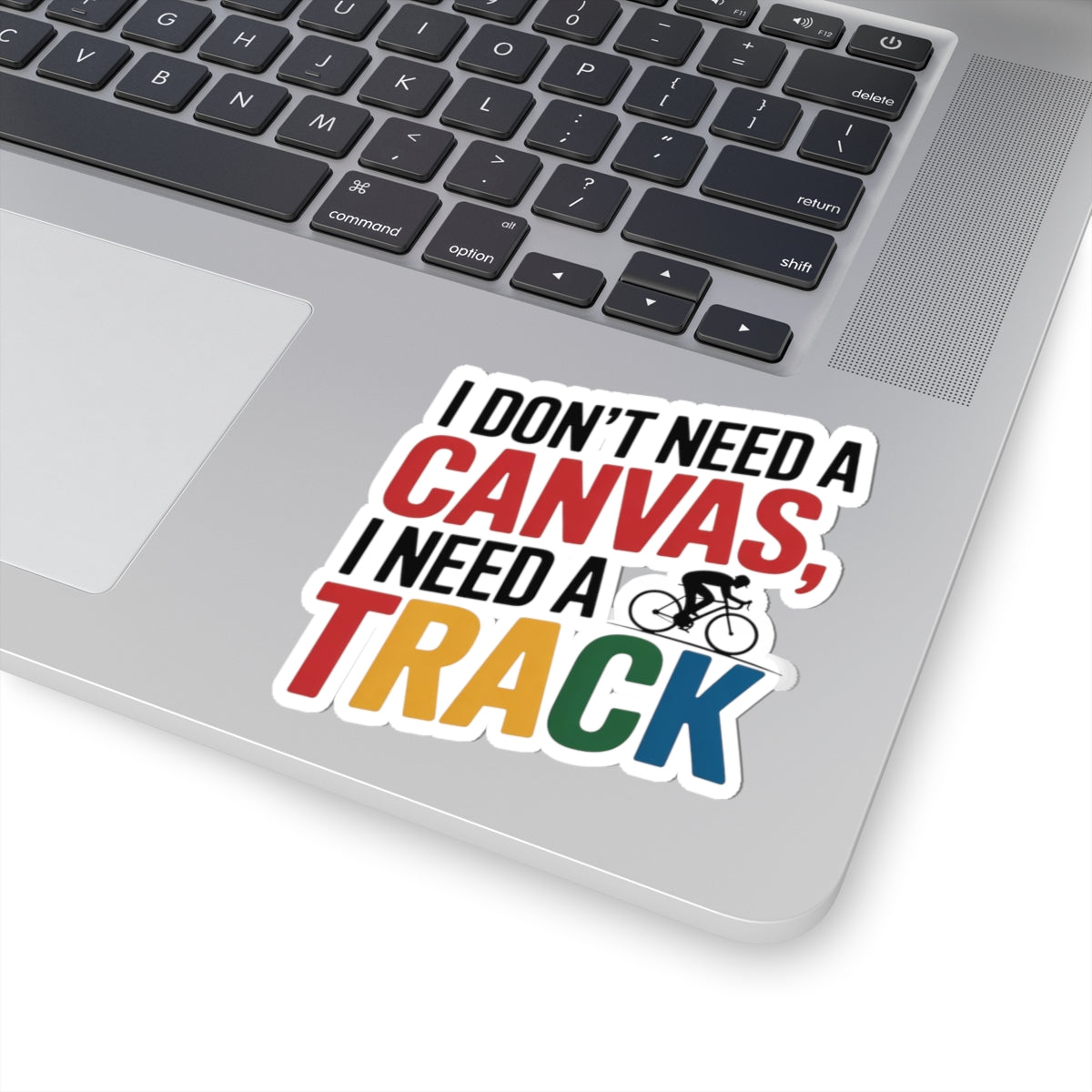 Canvas Track Artistic Sticker - Bike Art Performance Vinyl Decal for Rhythmic Gymnastic Athletes, Studio Riders, Coach