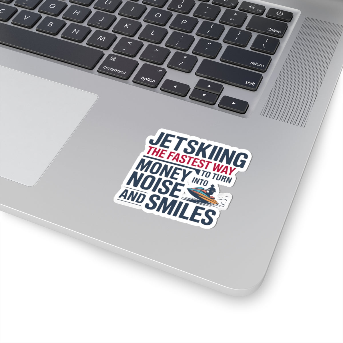 Speedy Jet Ski Sticker - Vibrant Watersport Vinyl Decal for Jet Ski Enthusiasts & Boat Owners