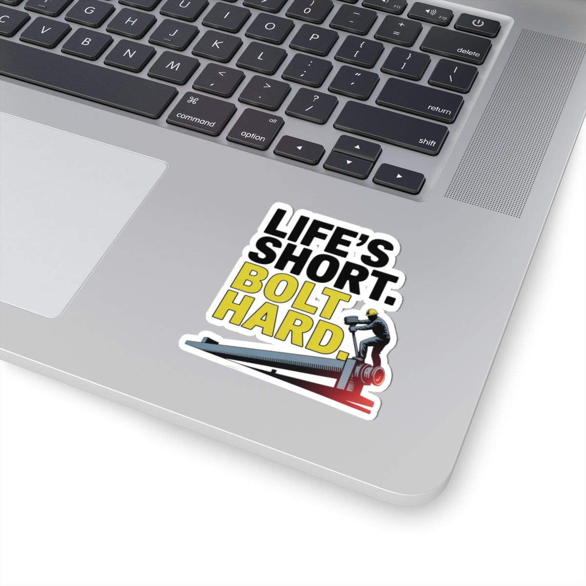 Structural Steel Sticker - Bolt Hard Vinyl Decal for Ironworkers & Erectors