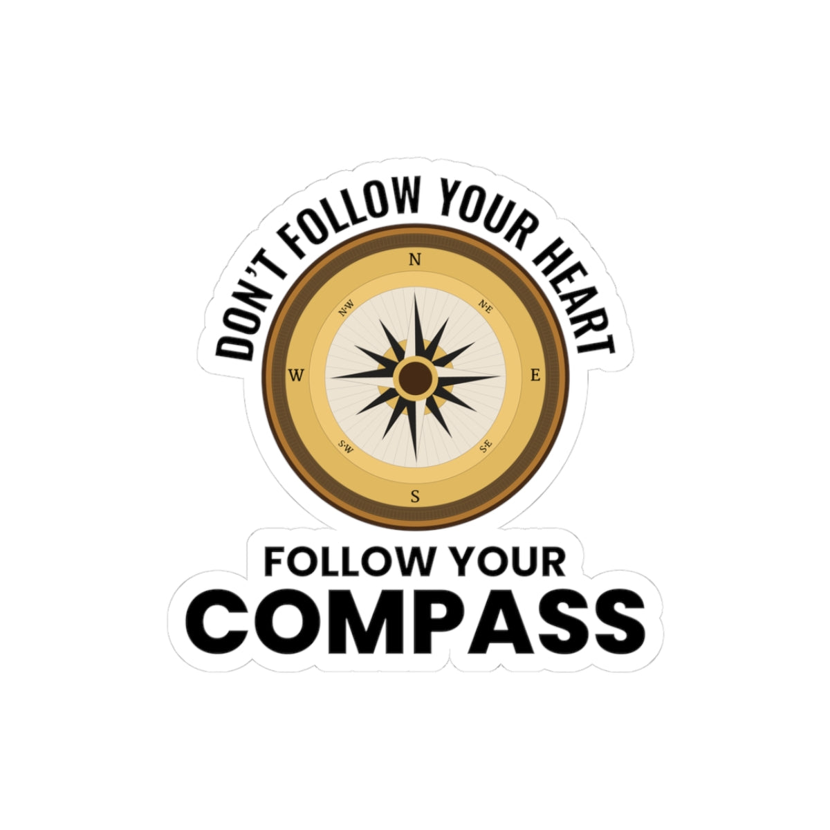 Geographer’s Rule Sticker - True North Vinyl Decal for GIS Professionals