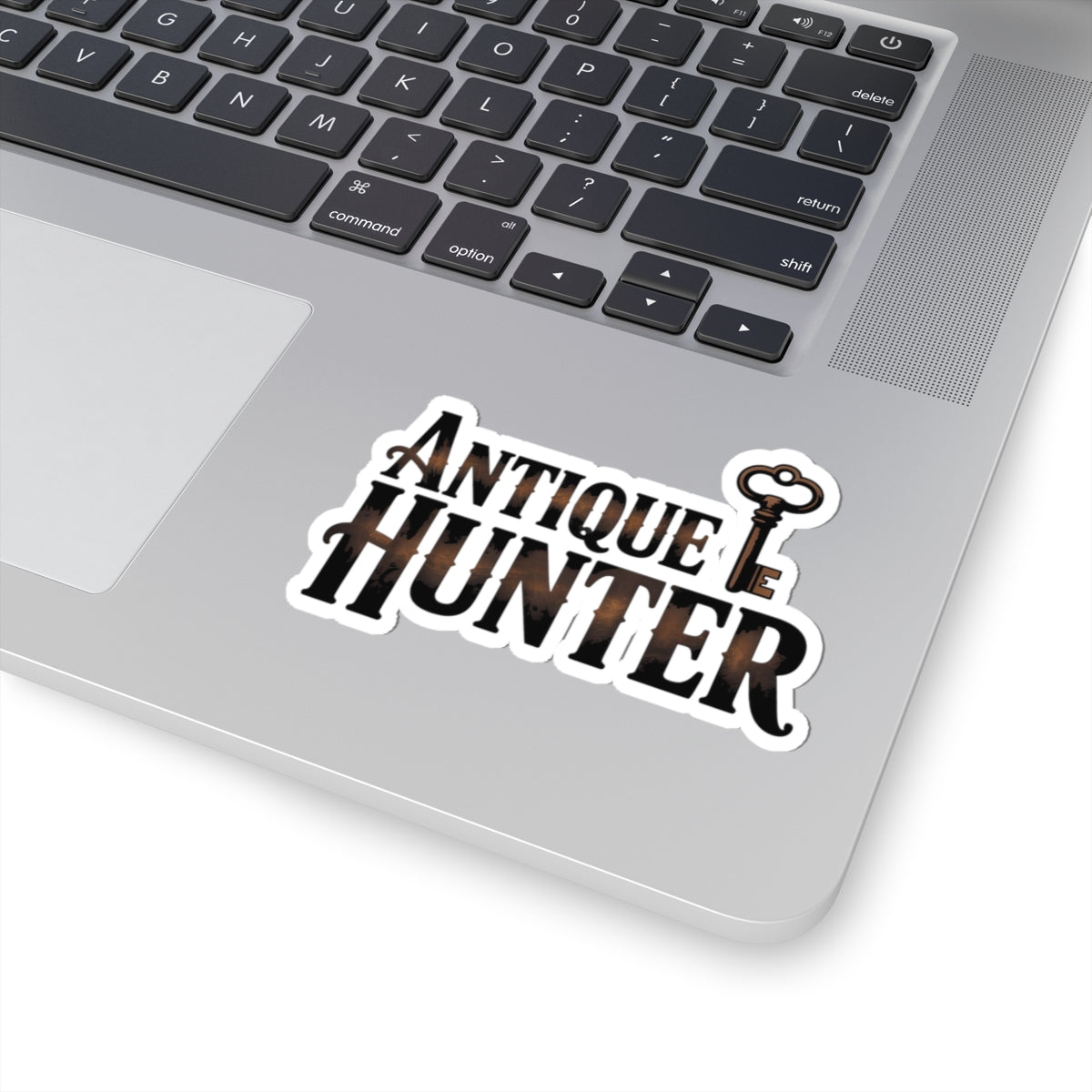 Antique & Treasure Hunter Vinyl Sticker – Retro Skeleton Key Decal for History Buffs, Collectors