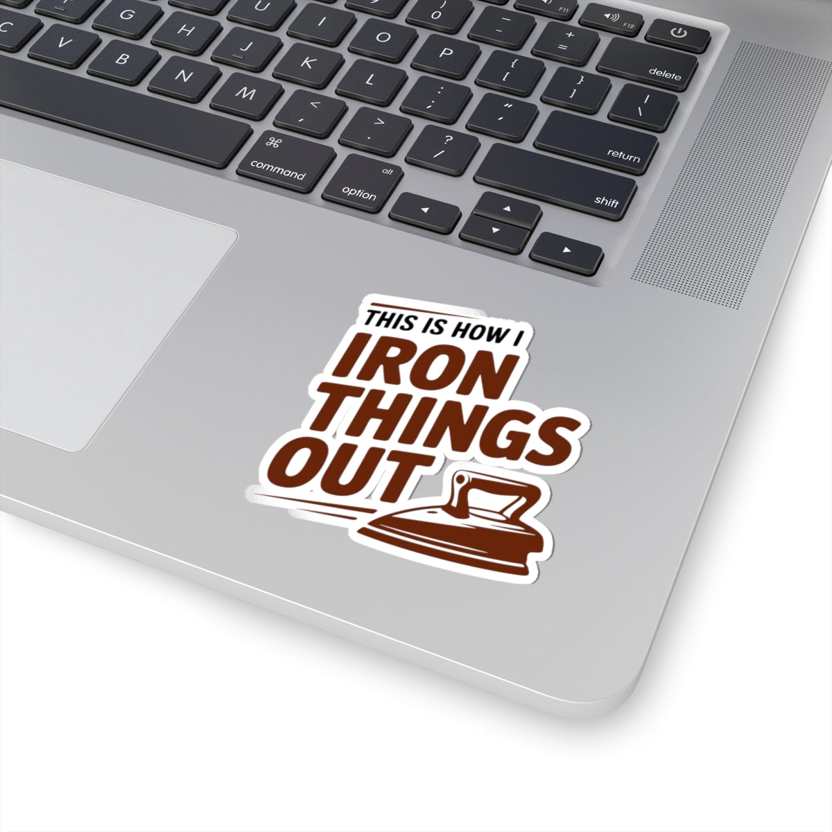 Blacksmith Iron Sticker – Funny Metalworking Pun Humor Decal for Metalworkers Forging Enthusiasts