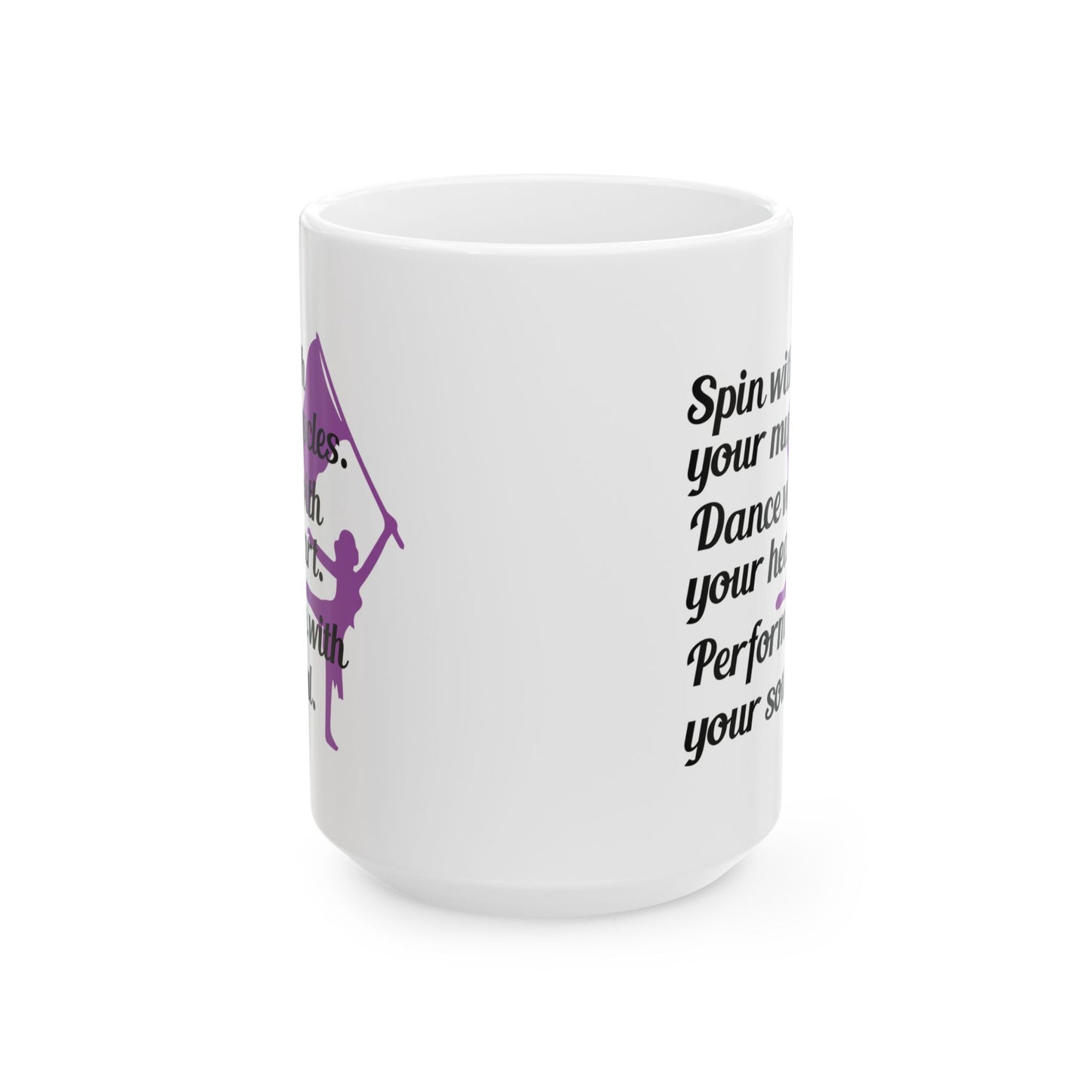 Color Guard Mug - Spin Dance Perform Design for Enthusiasts
