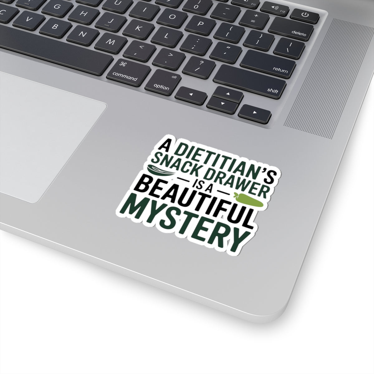 Mystery Snack Dietitian Sticker - Playful Drawer Vinyl Decal for Registered Dietitians