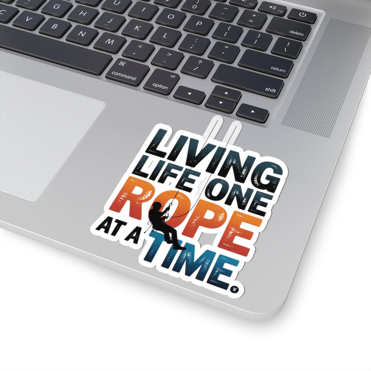 Industrial Rope Sticker - Work at Height Vinyl Decal for Certified Climbers