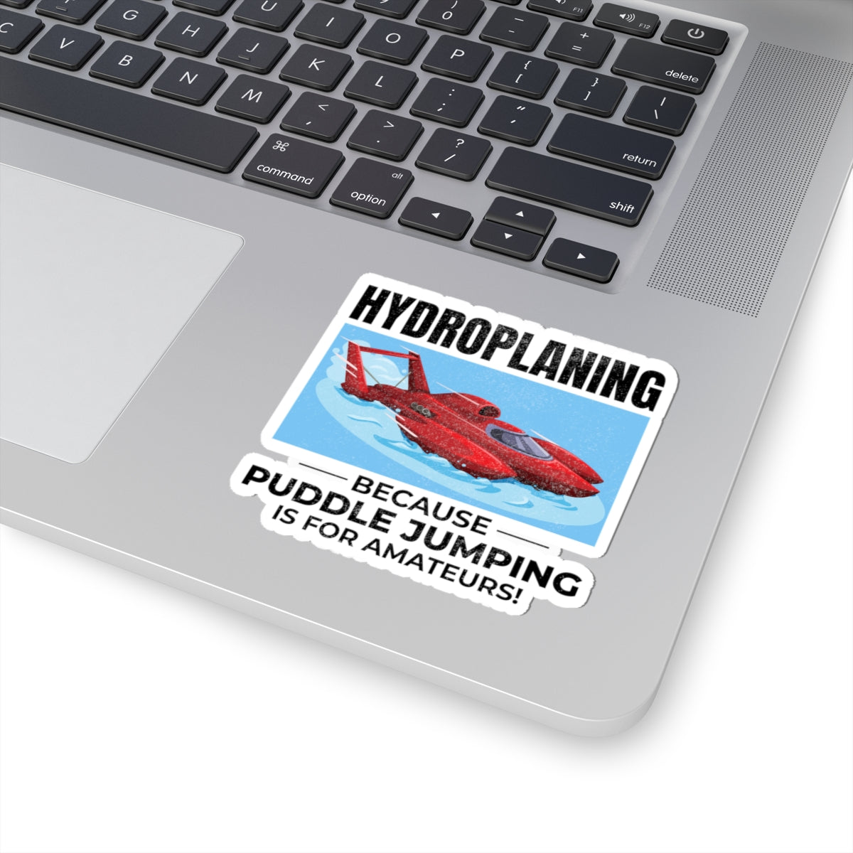 Hydroplaning Pro Sticker - Water Racing Vinyl Decal for Boat Racers & Marine Enthusiasts