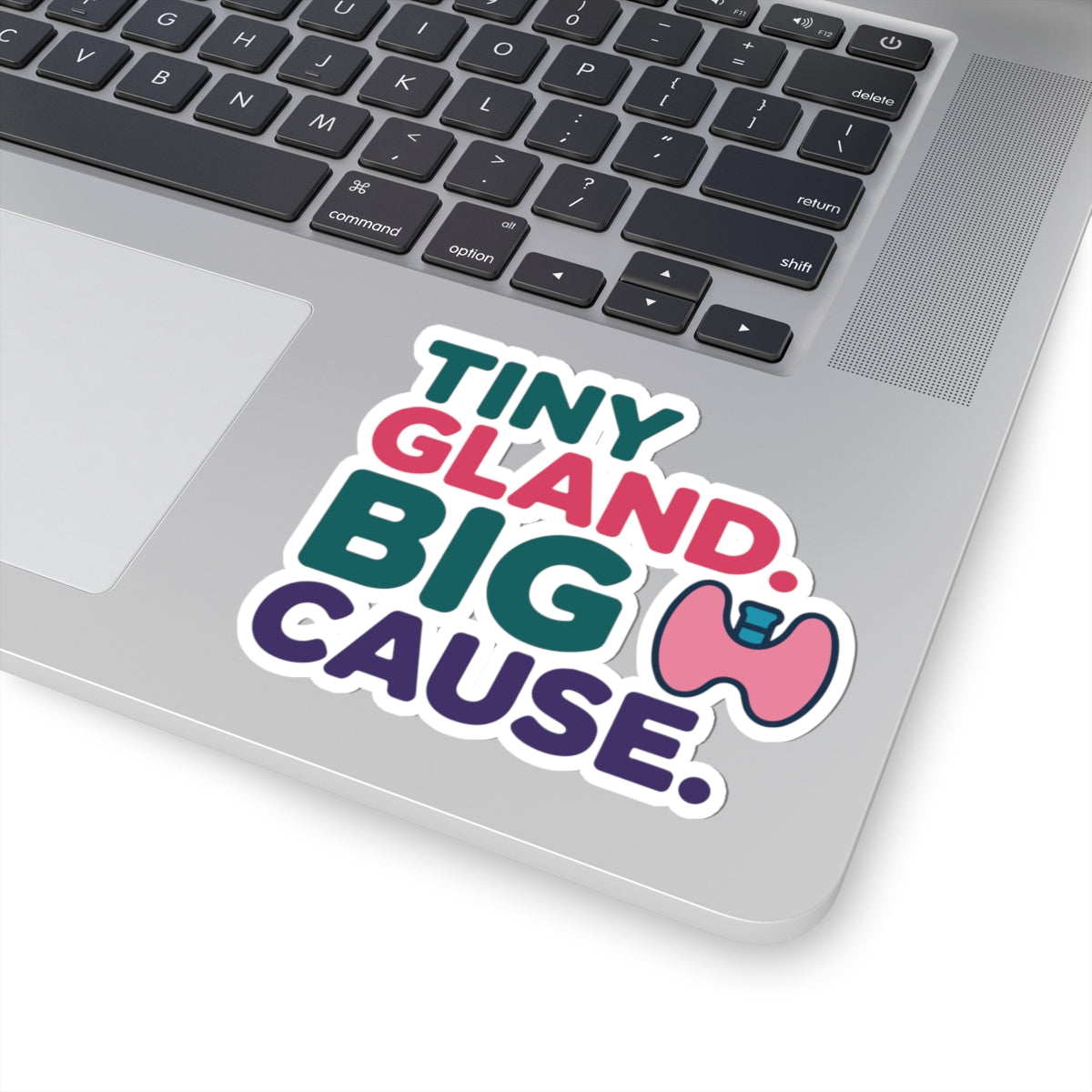 Thyroid Awareness Sticker - Inspiring Endocrine Vinyl Decal for Patients, Survivors, and Health Advocates