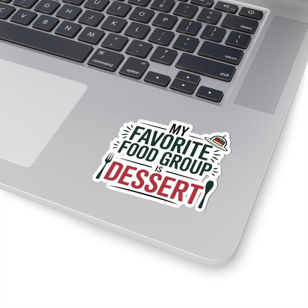 Playful Dietitian Sticker - Dessert Food Group Vinyl Decal for Registered Dietitians, Nutritionists